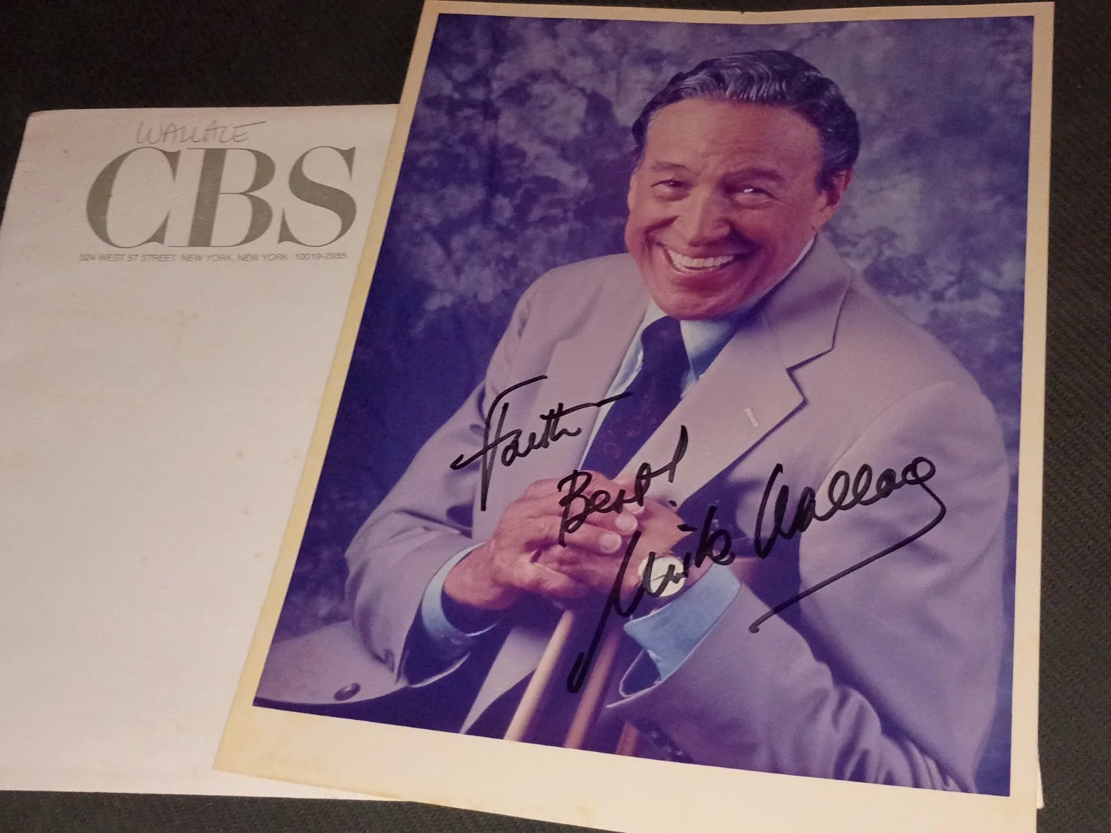 Mike Wallace Signed Photo Autographed 8x10 CBS FREE SHIPPING!, изображение 4