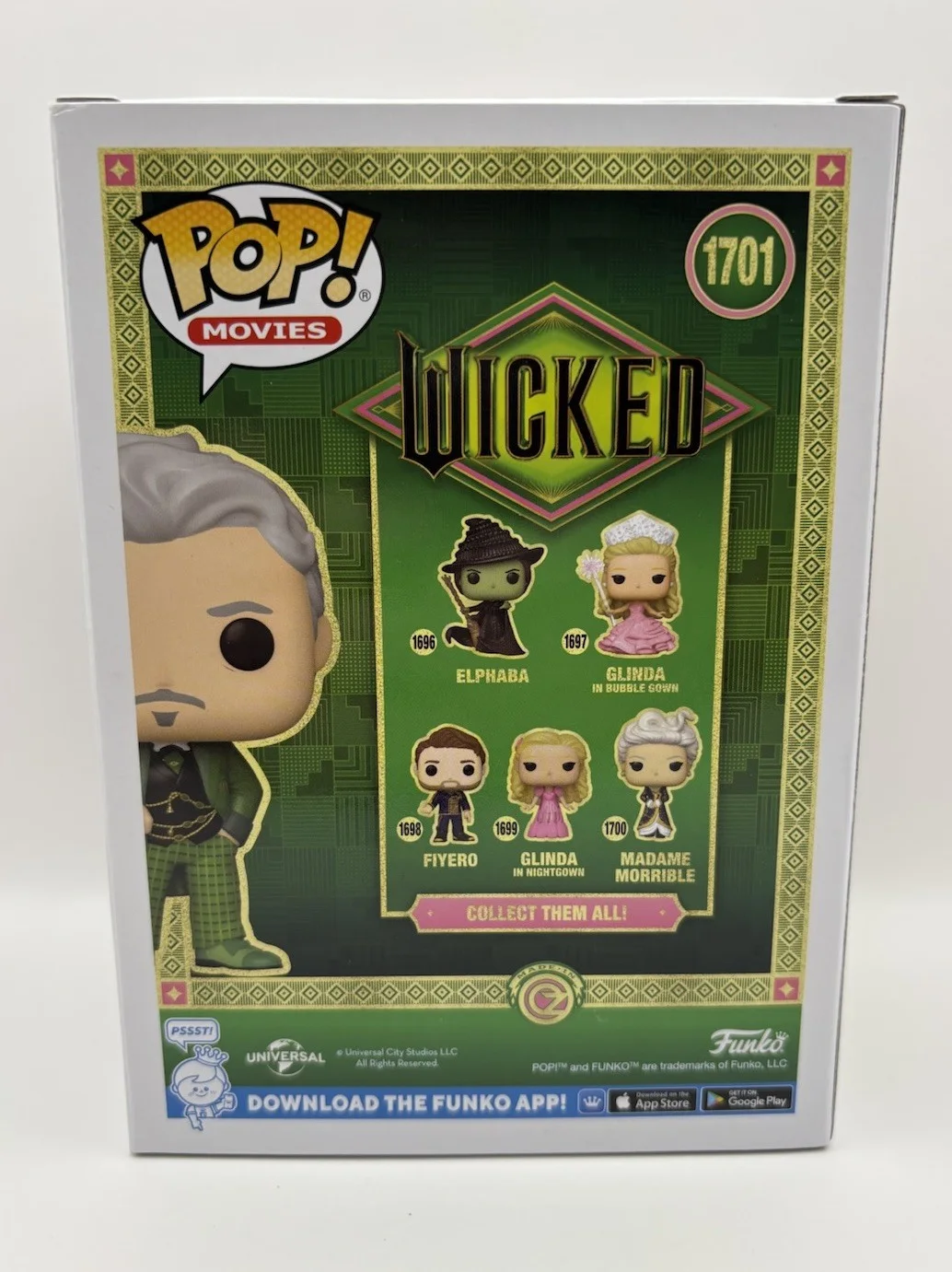Jeff Goldblum — Jeff Goldblum Signed Autograph The Wizard Wicked Funko POP! Figure Exclusive JSA, изображение 5