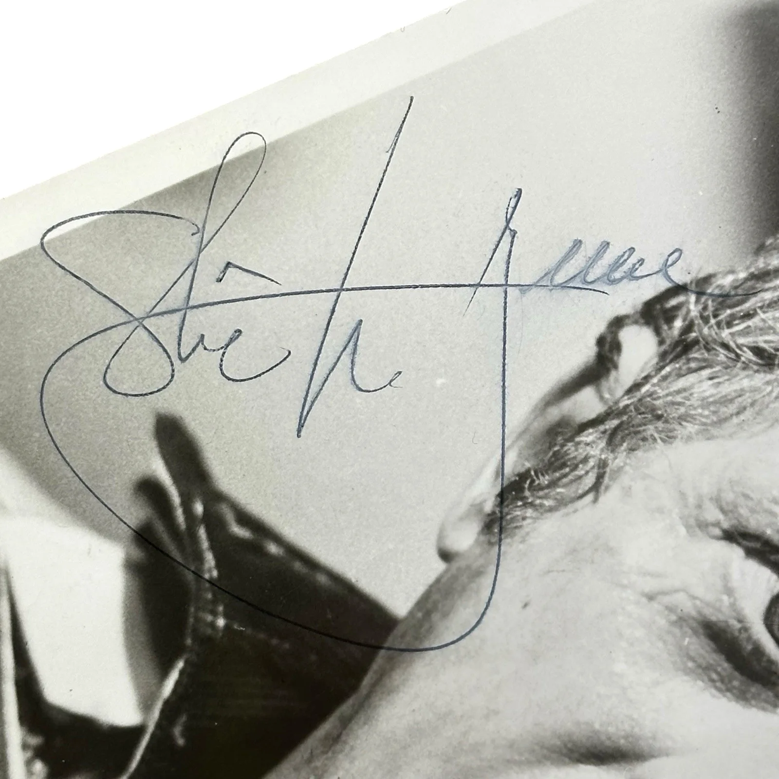 Steve McQueen — STEVE McQUEEN Signed Autograph The Towering Inferno Movie Publicity Press Photo, изображение 4