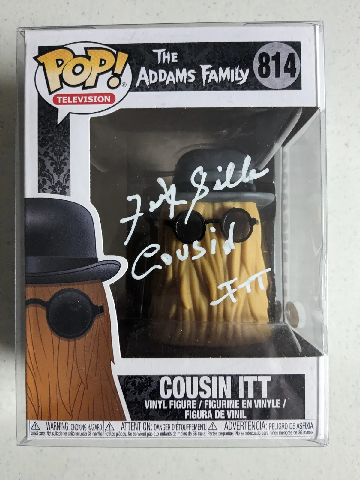 Felix Silla — FELIX SILLA Signed FUNKO POP Cousin Itt Addams Family Autograph JSA BAS COA W