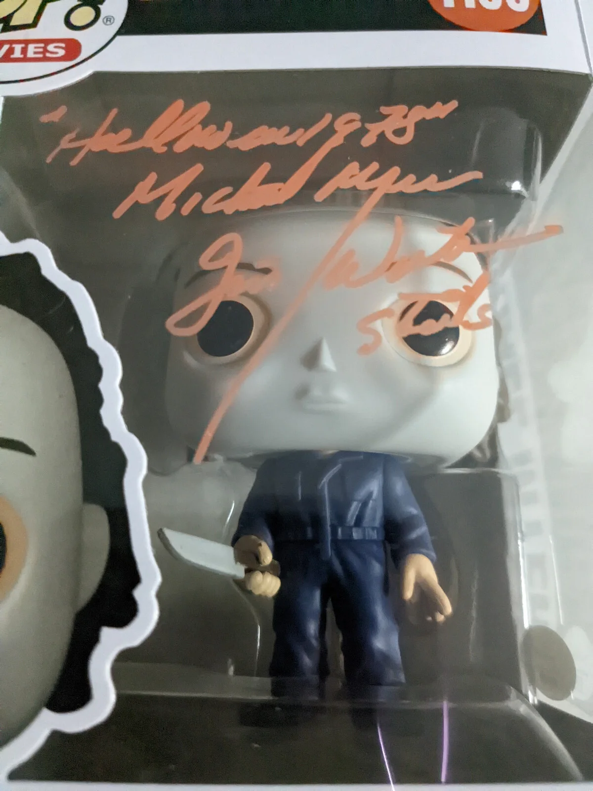 James Jim WINBURN Signed FUNKO POP NEW Pose Michael Myers Halloween 1156 JSA COA, изображение 2