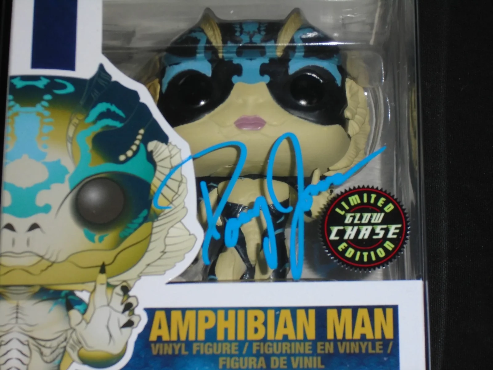DOUG JONES Signed Amphibian Man CHASE FUNKO POP The Shape of Water BAS BECKETT C, изображение 2