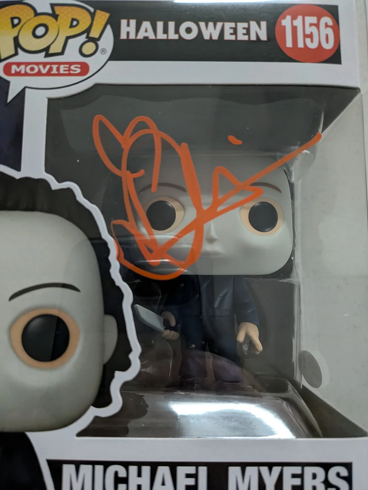 DANIELLE HARRIS Signed MICHAEL Myers New Pose 1156 FUNKO POP HALLOWEEN JSA COA, image 2