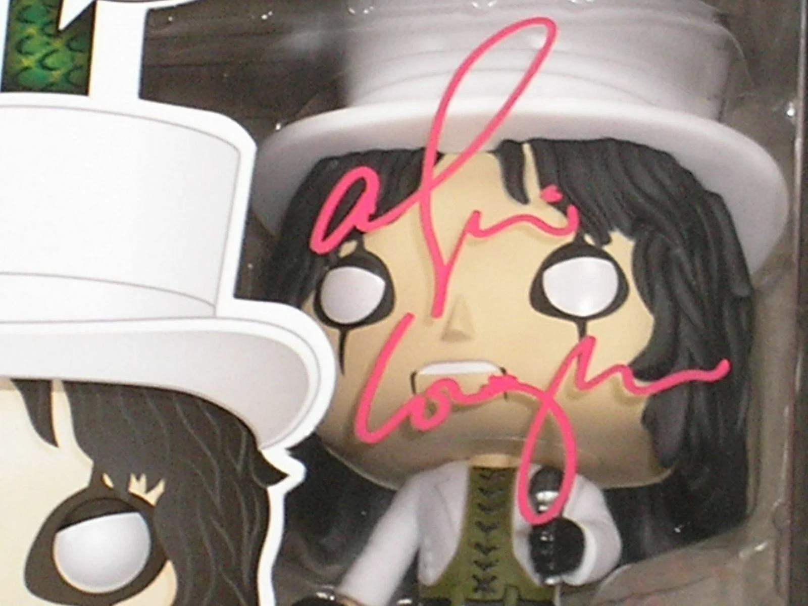ALICE COOPER Signed FUNKO POP Top Hat Rock Metal Icon BAS QR, image 2