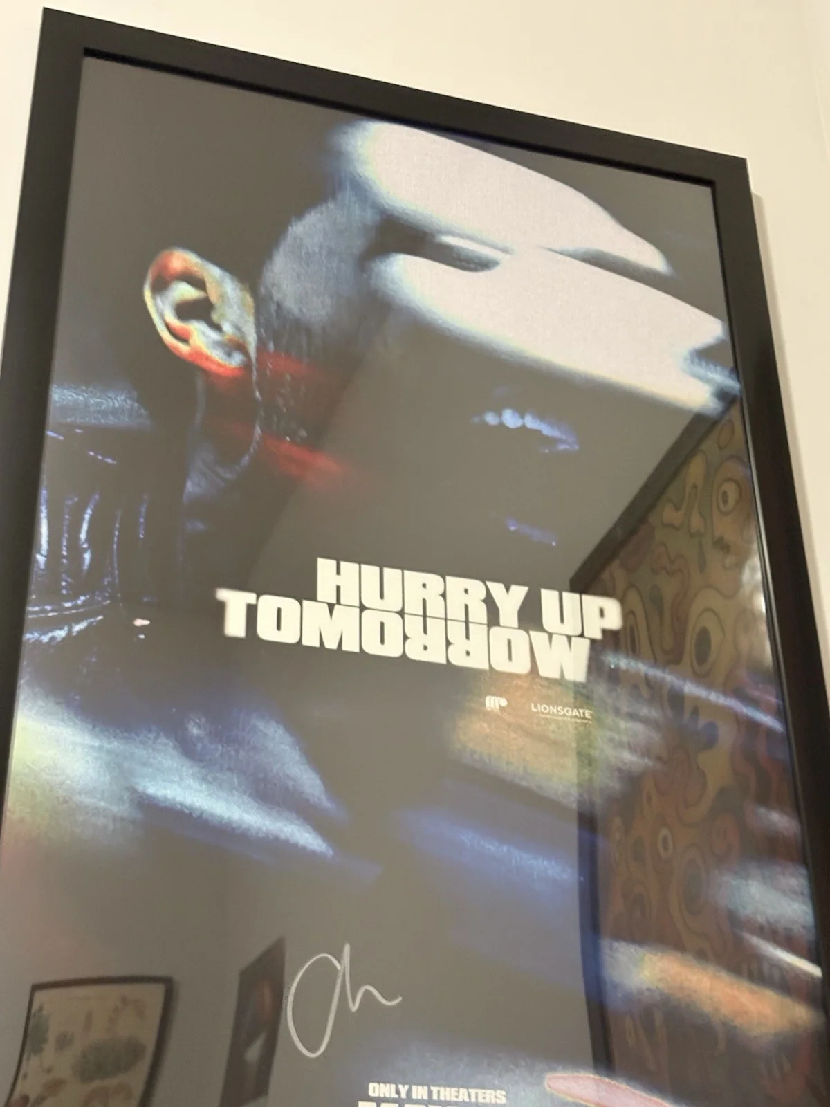 The Weeknd Hurry Up Tomorrow Signed Poster Autograph, image 2