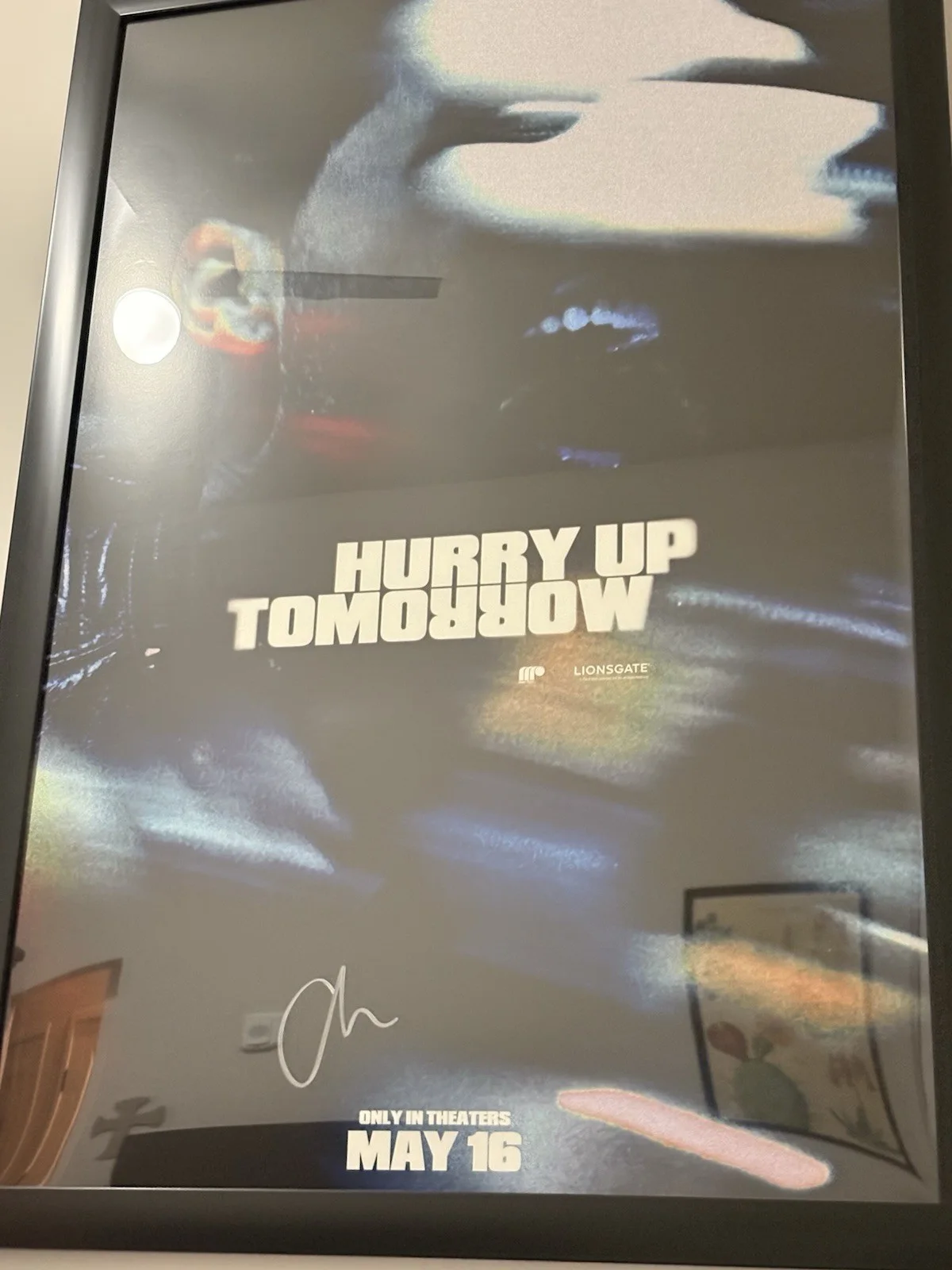 The Weeknd Hurry Up Tomorrow Signed Poster Autograph, image 4