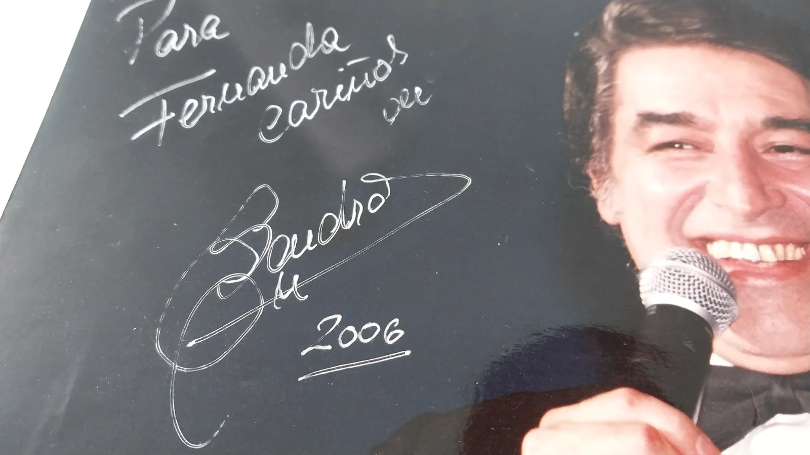 Sandro de America — Sandro de America Hand Signed Photo Orig. Auto Roberto Sánchez Argentina Elvis, изображение 5