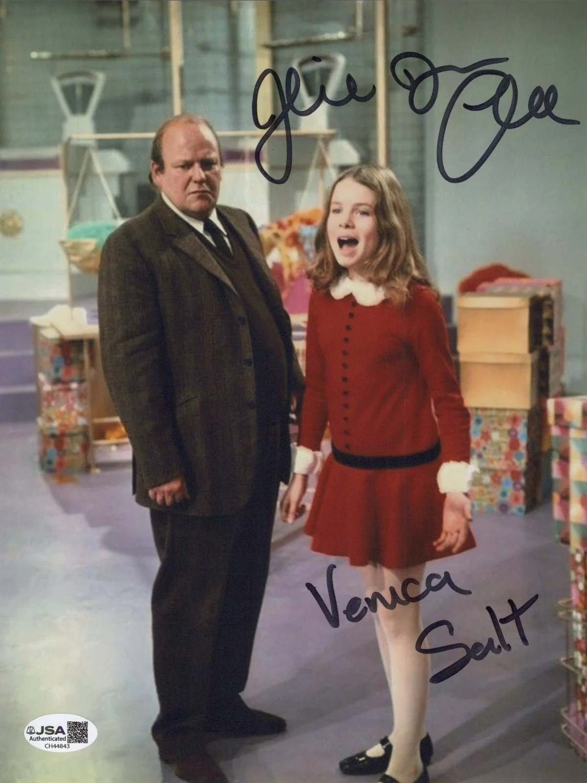 JULIE DAWN COLE — JULIE DAWN COLE Signed WILLY WONKA & THE CHOCOLATE FACTORY 8x10 Photo JSA COA