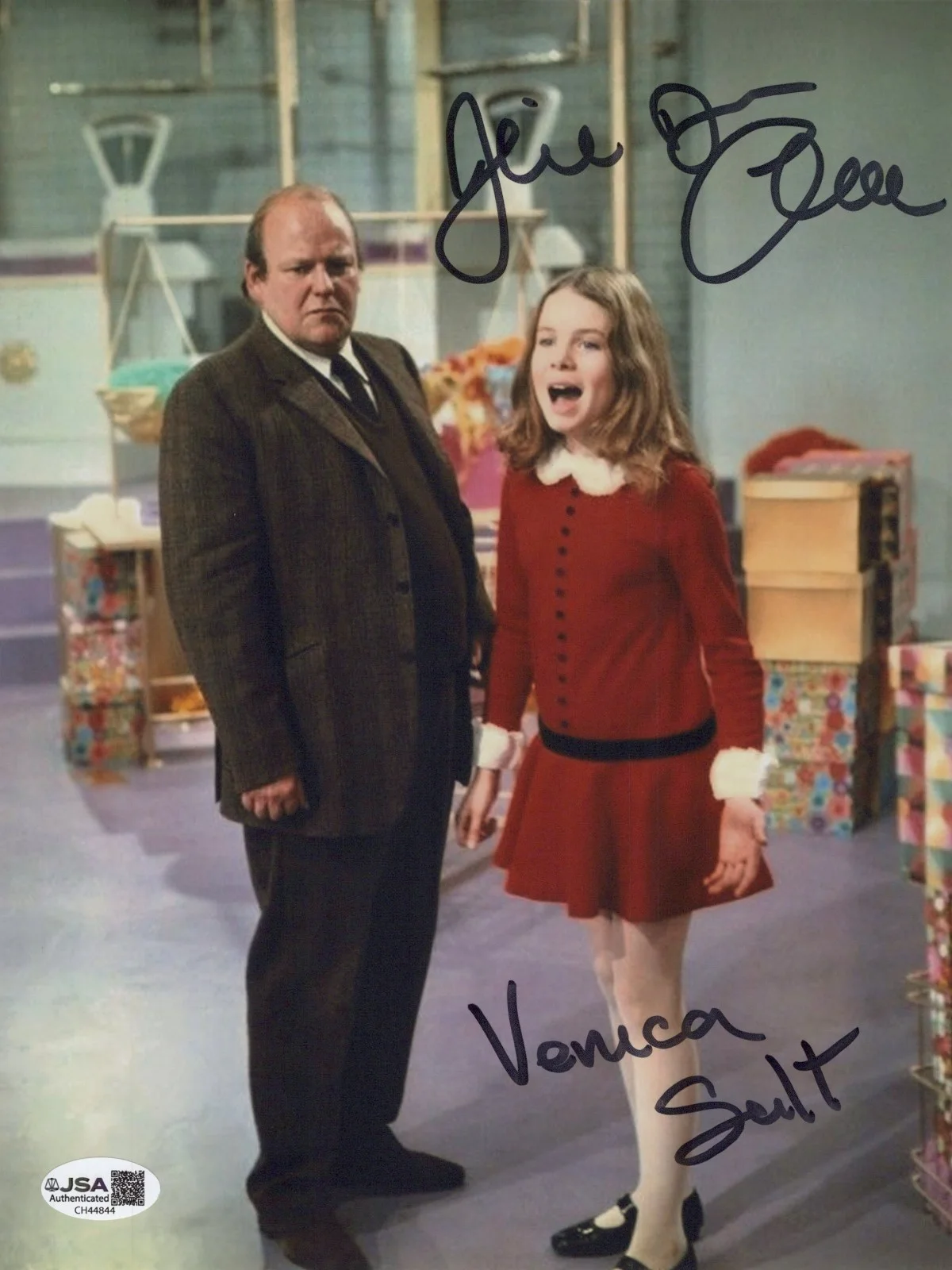 JULIE DAWN COLE — JULIE DAWN COLE Signed WILLY WONKA & THE CHOCOLATE FACTORY 8x10 Photo JSA COA