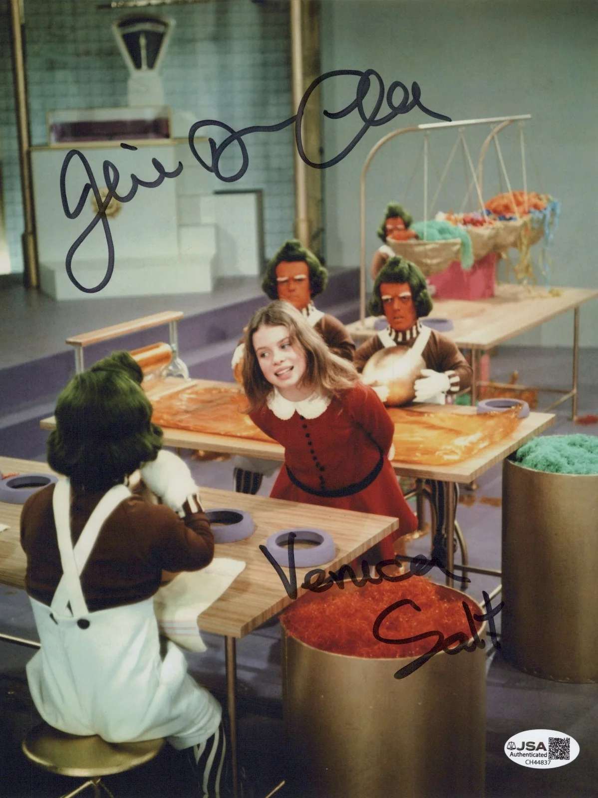 JULIE DAWN COLE — JULIE DAWN COLE Signed WILLY WONKA & THE CHOCOLATE FACTORY 8x10 Photo JSA COA