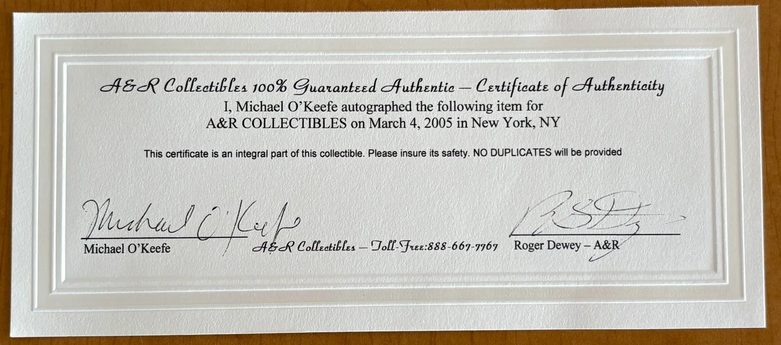 Michael O'Keefe — Michael O'Keefe Signed Caddyshack Lobby Card #4 - 11x14 Inches with COA, image 5