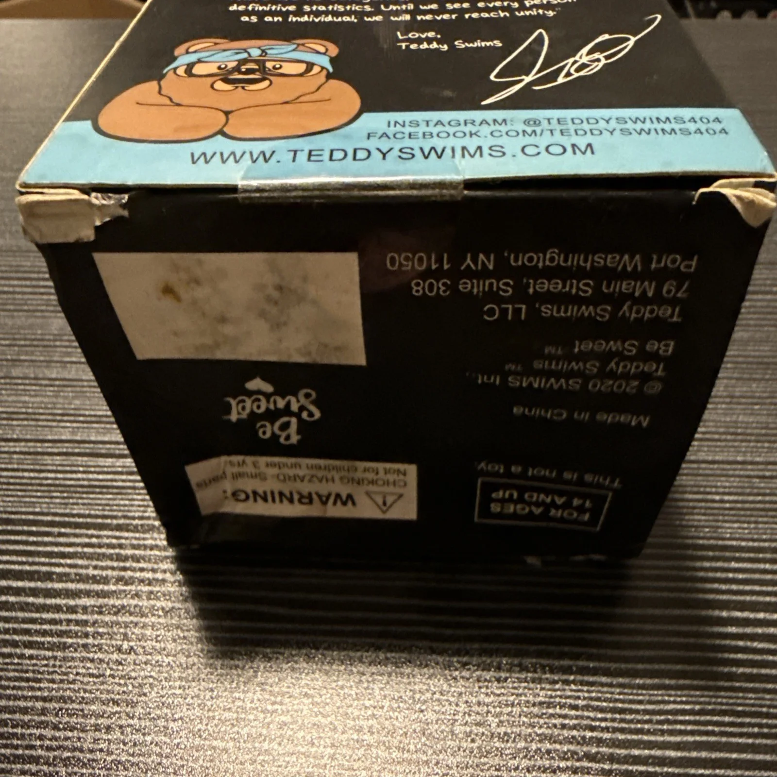 Teddy Swims - Exclusive Limited Edition Vinyl Figure Blue - New Sealed, image 5