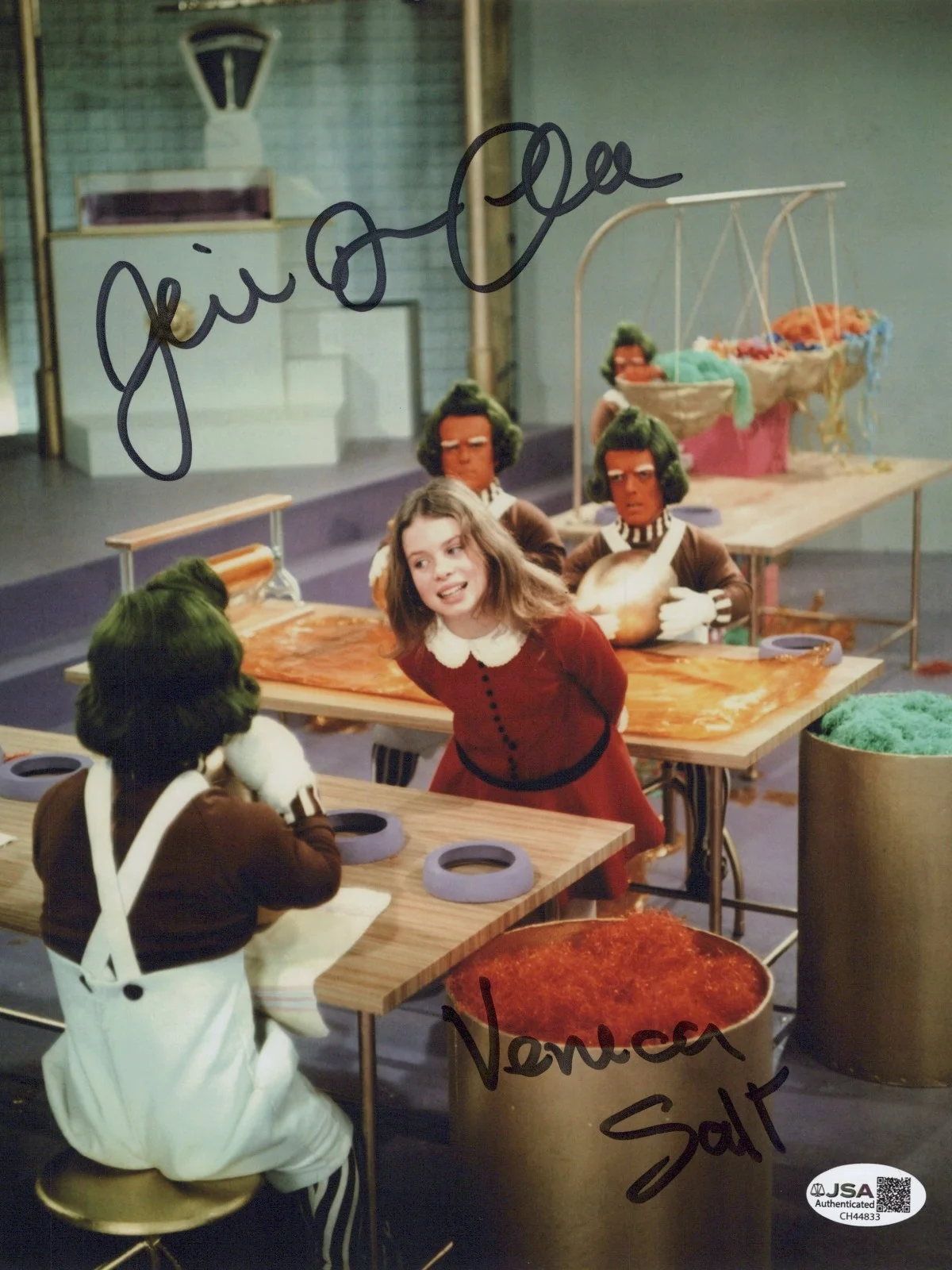 JULIE DAWN COLE — JULIE DAWN COLE Signed WILLY WONKA & THE CHOCOLATE FACTORY 8x10 Photo JSA COA