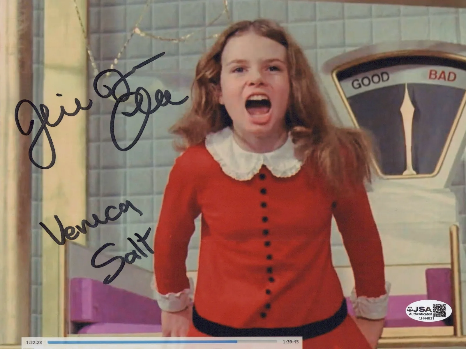 JULIE DAWN COLE — JULIE DAWN COLE Signed WILLY WONKA & THE CHOCOLATE FACTORY 8x10 Photo JSA COA