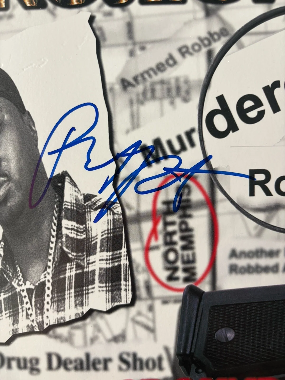 Project Pat Signed Autographed Murderers & Robbers Vinyl Album Underground JSA!, image 4