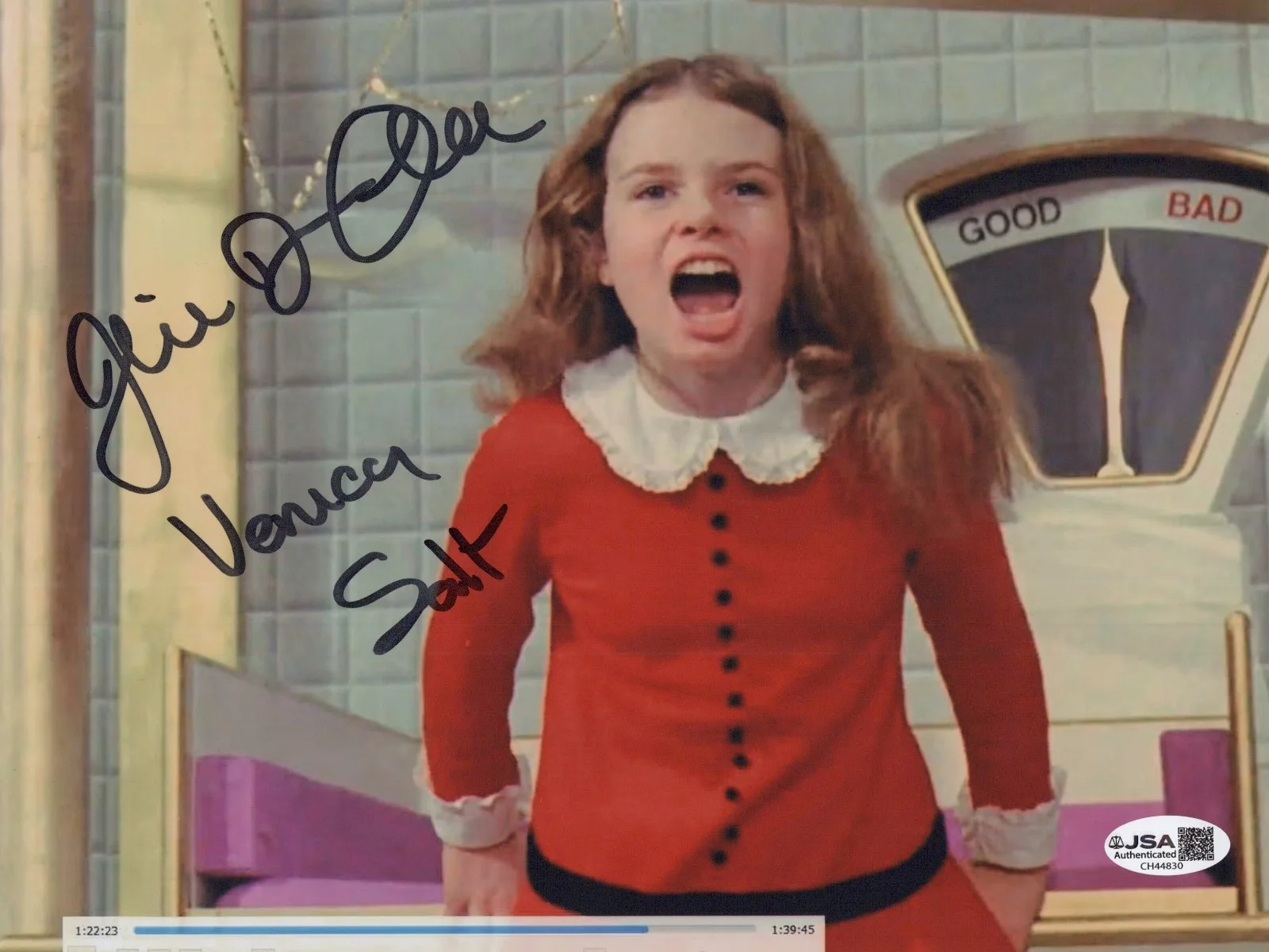 JULIE DAWN COLE — JULIE DAWN COLE Signed WILLY WONKA & THE CHOCOLATE FACTORY 8x10 Photo JSA COA