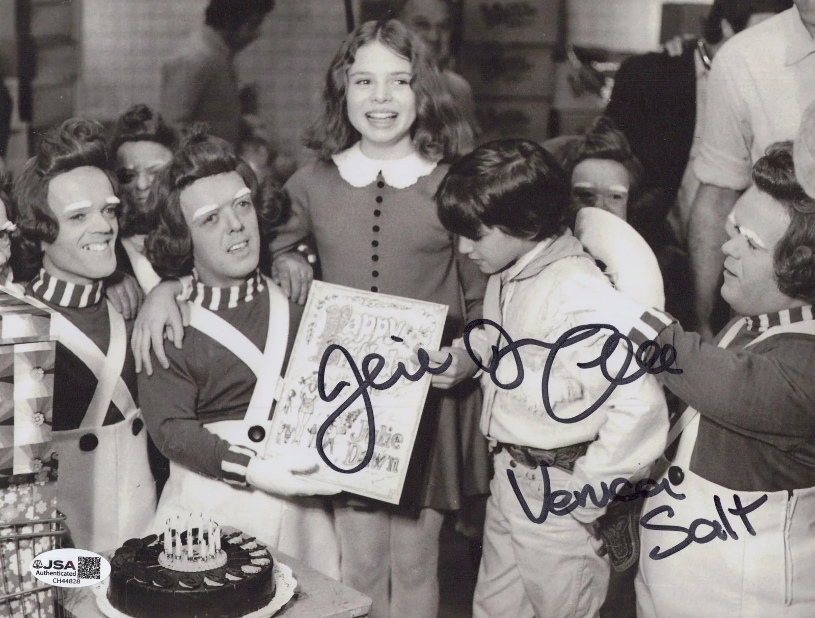 JULIE DAWN COLE — JULIE DAWN COLE Signed WILLY WONKA & THE CHOCOLATE FACTORY 8x10 Photo JSA COA