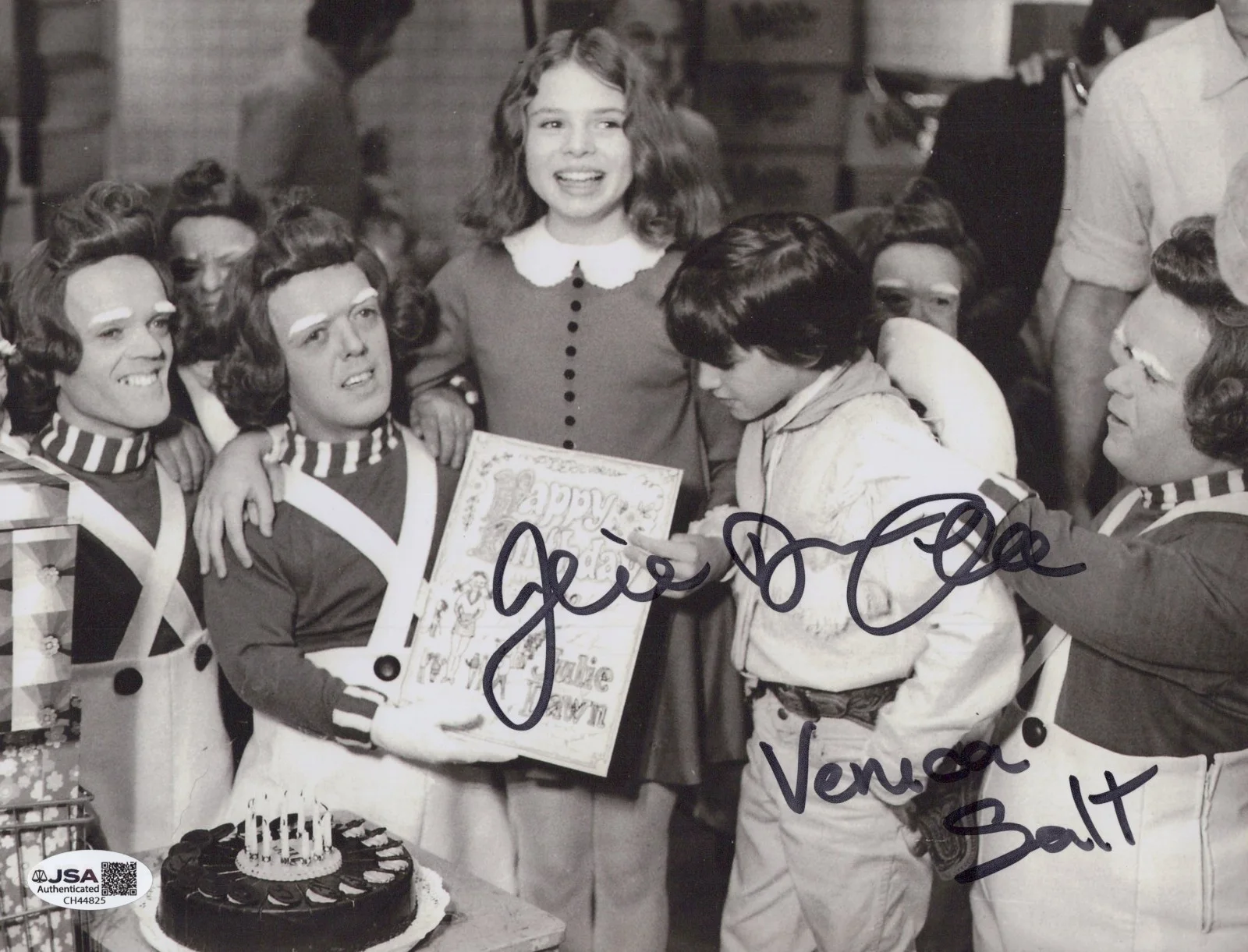 JULIE DAWN COLE — JULIE DAWN COLE Signed WILLY WONKA & THE CHOCOLATE FACTORY 8x10 Photo JSA COA