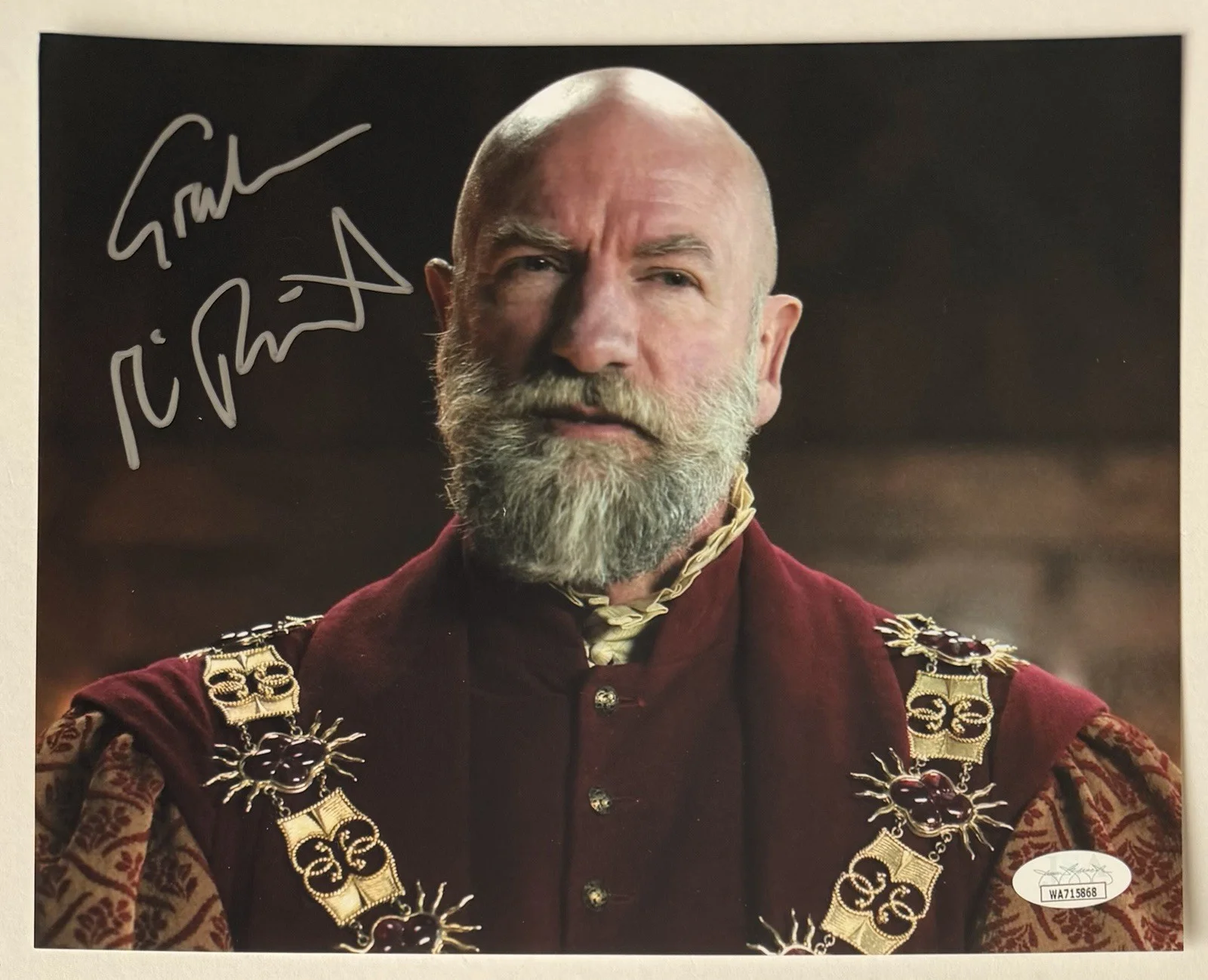 Graham McTavish — GRAHAM MCTAVISH SIGNED • JSA WITNESS • SPARTACUS: HOUSE OF ASHUR PHOTO • KORRIS, изображение 2