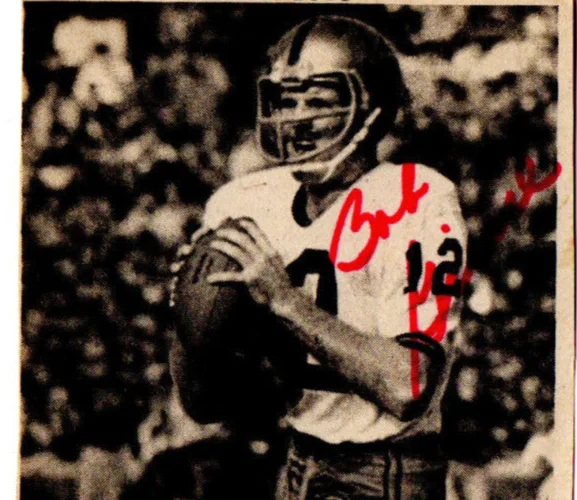 1967 AUTOGRAPH Bob Griese Purdue Boilermakers Miami Dolphins Quarterback, image 3