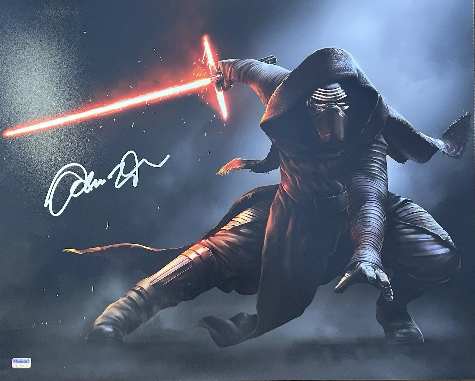 Adam Driver — Adam Driver Signed Autograph 16x20 Photo W/ Coa - Kylo Ren - Star Wars-