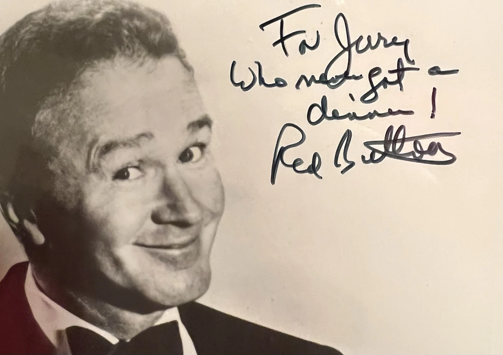RED BUTTONS DUAL PSA/DNA, JSA CERTIFIED SIGNED 8x10 PHOTO & SIGNED CUT, изображение 2