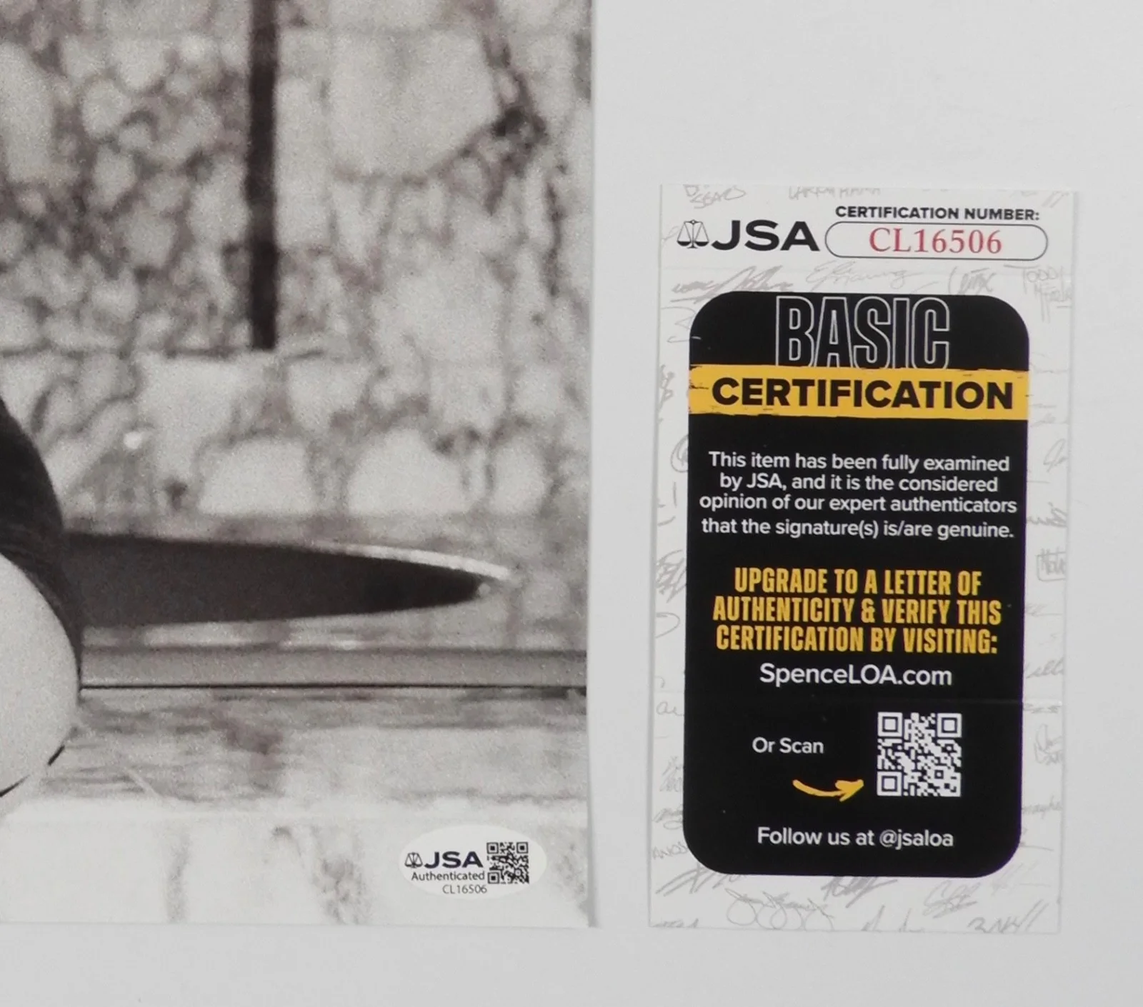 Jessie Murph JSA Signed Autograph Insert Album Record Vinyl Sex Hysteria, изображение 2