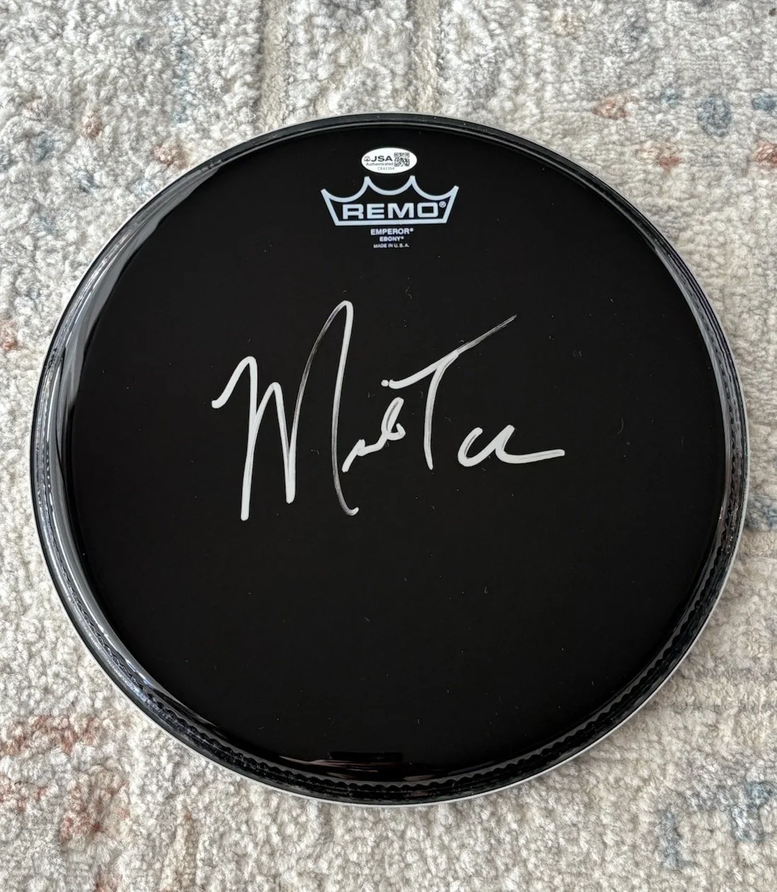 Miles Teller — Miles Teller Signed Autographed Remo 12' Drumhead Whiplash Andrew JSA COA!, image 2