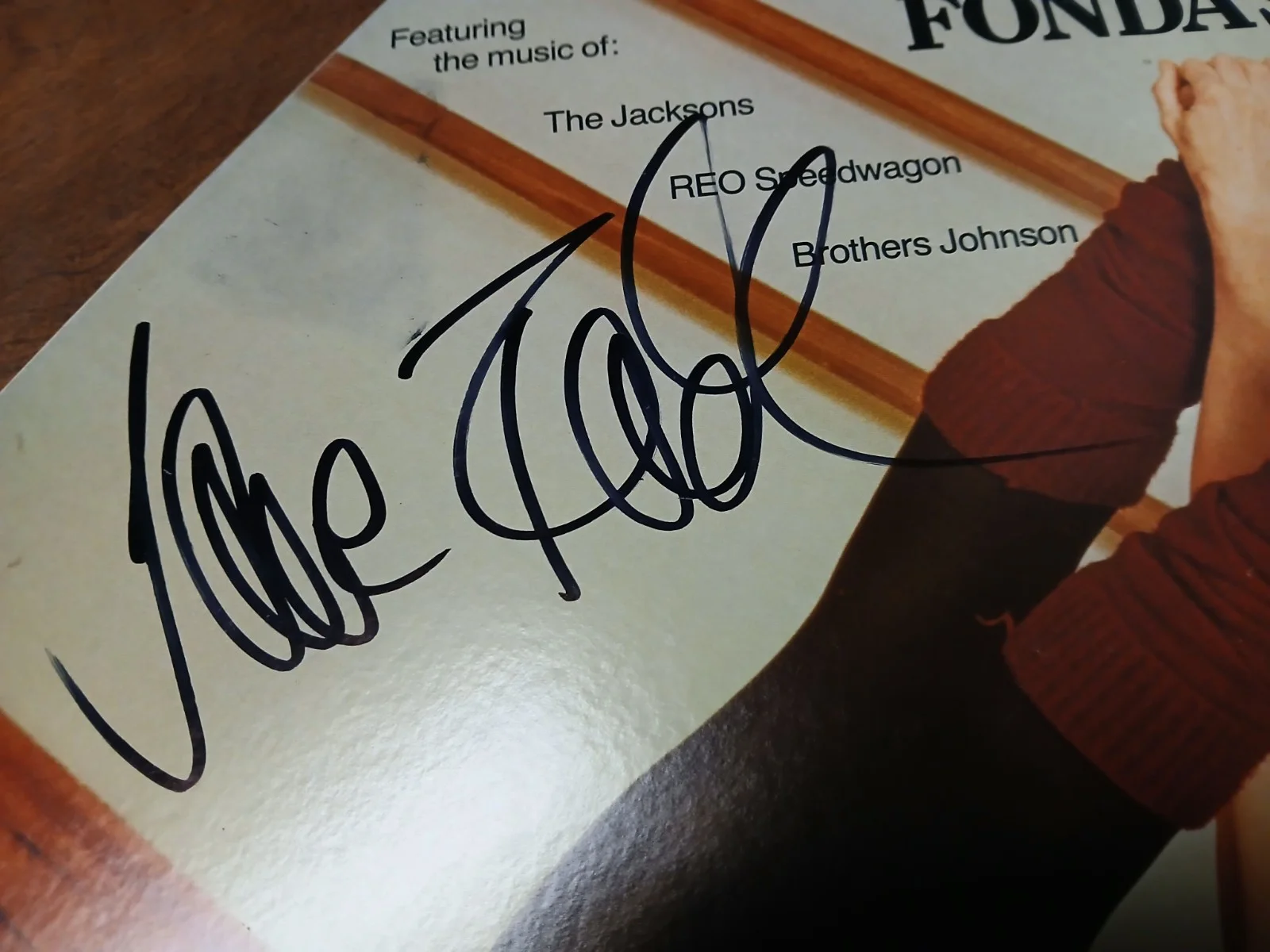 Jane Fonda signed Jane Fonda's Workout Album, изображение 3