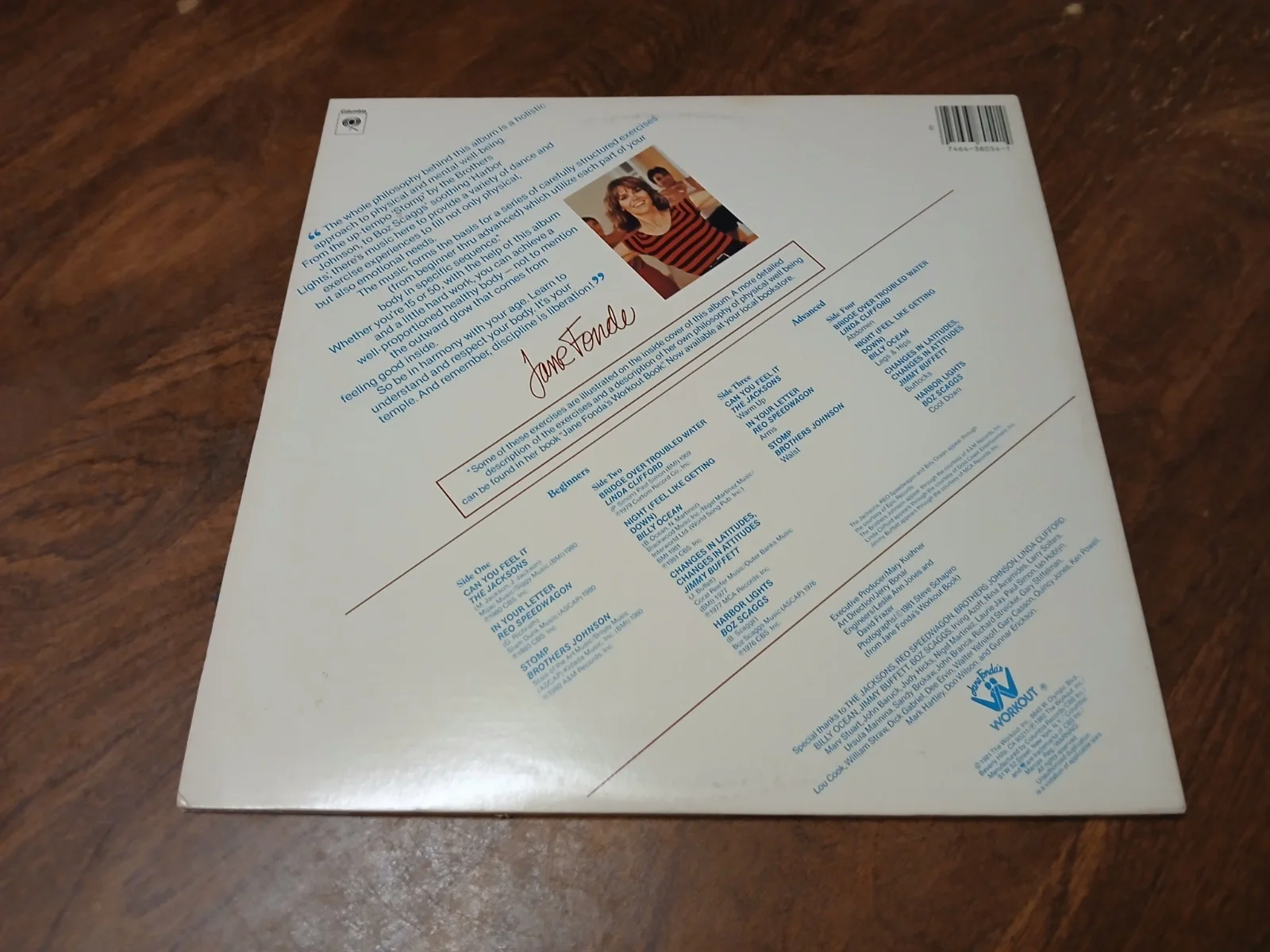 Jane Fonda signed Jane Fonda's Workout Album, изображение 4