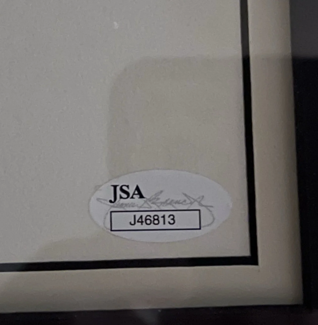 Glenn Close — Glenn Close Signed Framed Cut 101 Dalmatians JSA Collage with Drawing Rare, image 4