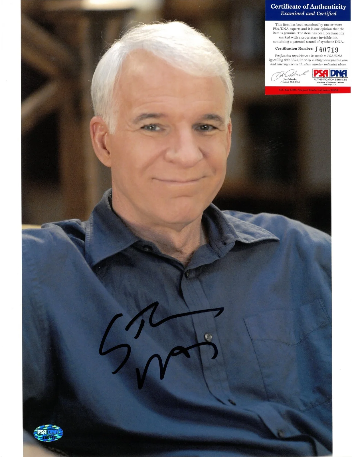 Steve Martin — Steve Martin PSA/DNA COA Signed 11x14 Photo Autographed Saturday Night Live SNL, изображение 2