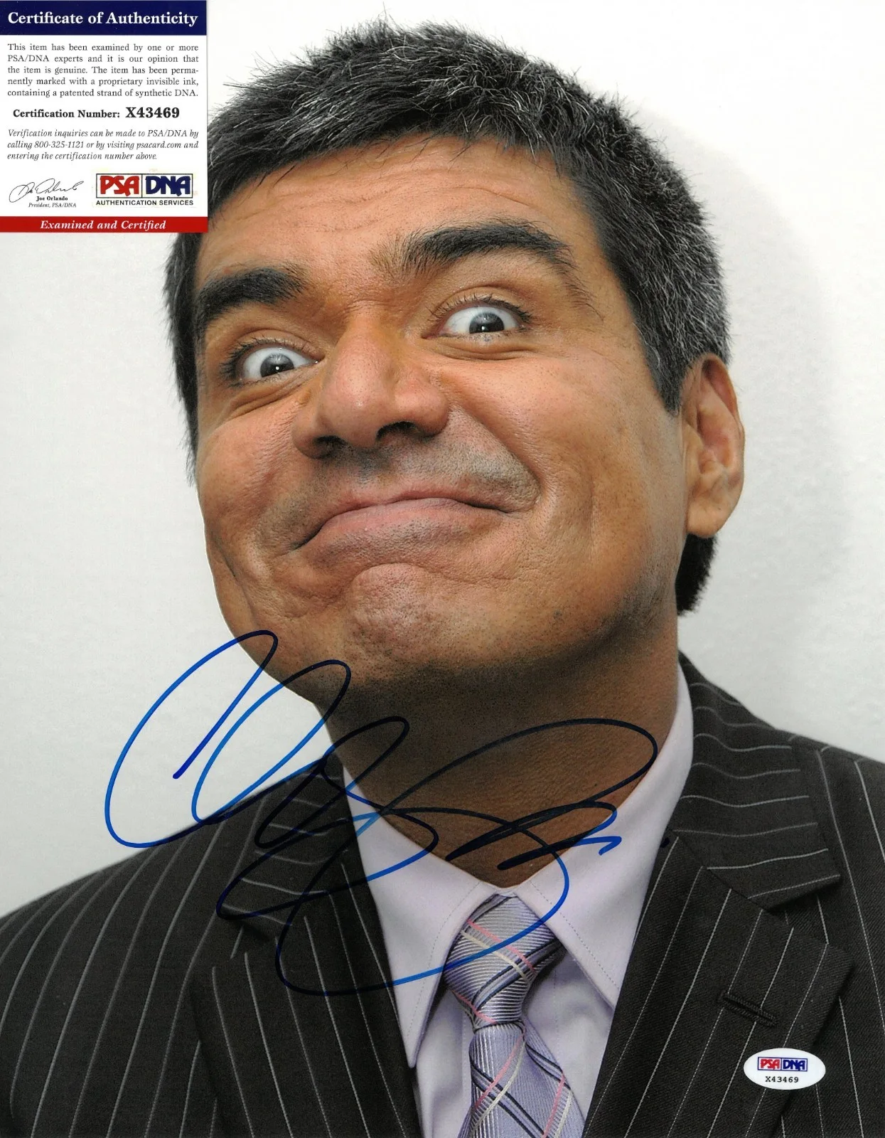 George Lopez — George Lopez Show PSA/DNA COA Signed 11x14 Photo Autographed 69, image 2