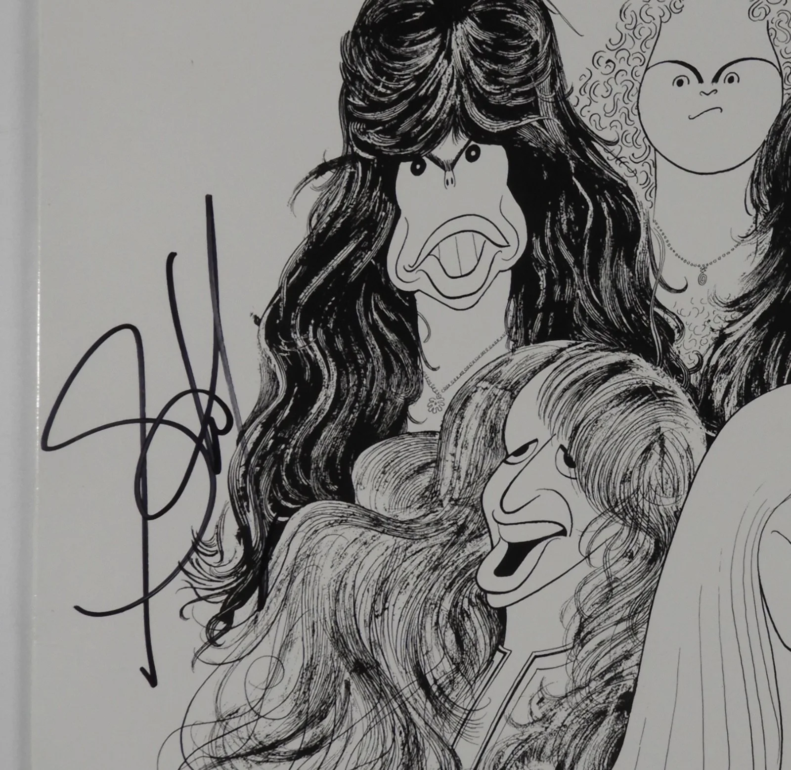 Steven Tyler Aerosmith JSA Signed Autograph Album Record Vinyl Draw the Line, image 2