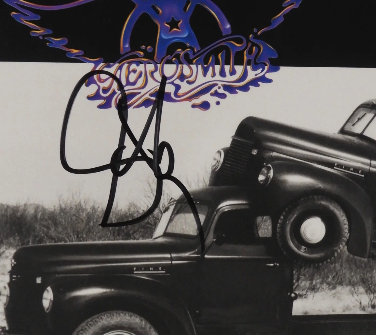 Steven Tyler Aerosmith JSA Signed Autograph Album Record Vinyl Pump, изображение 2