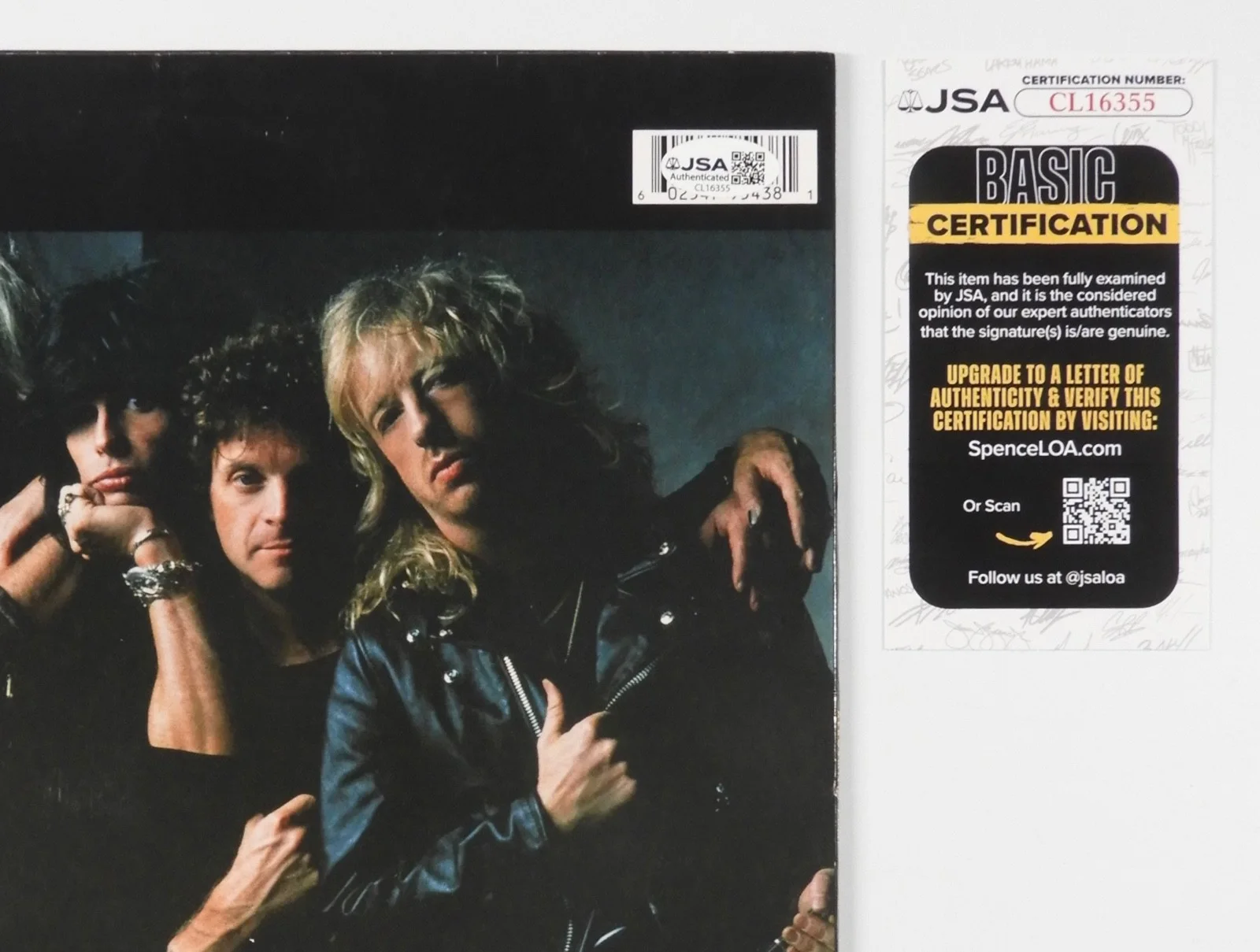 Steven Tyler Aerosmith JSA Signed Autograph Album Record Vinyl Pump, изображение 3