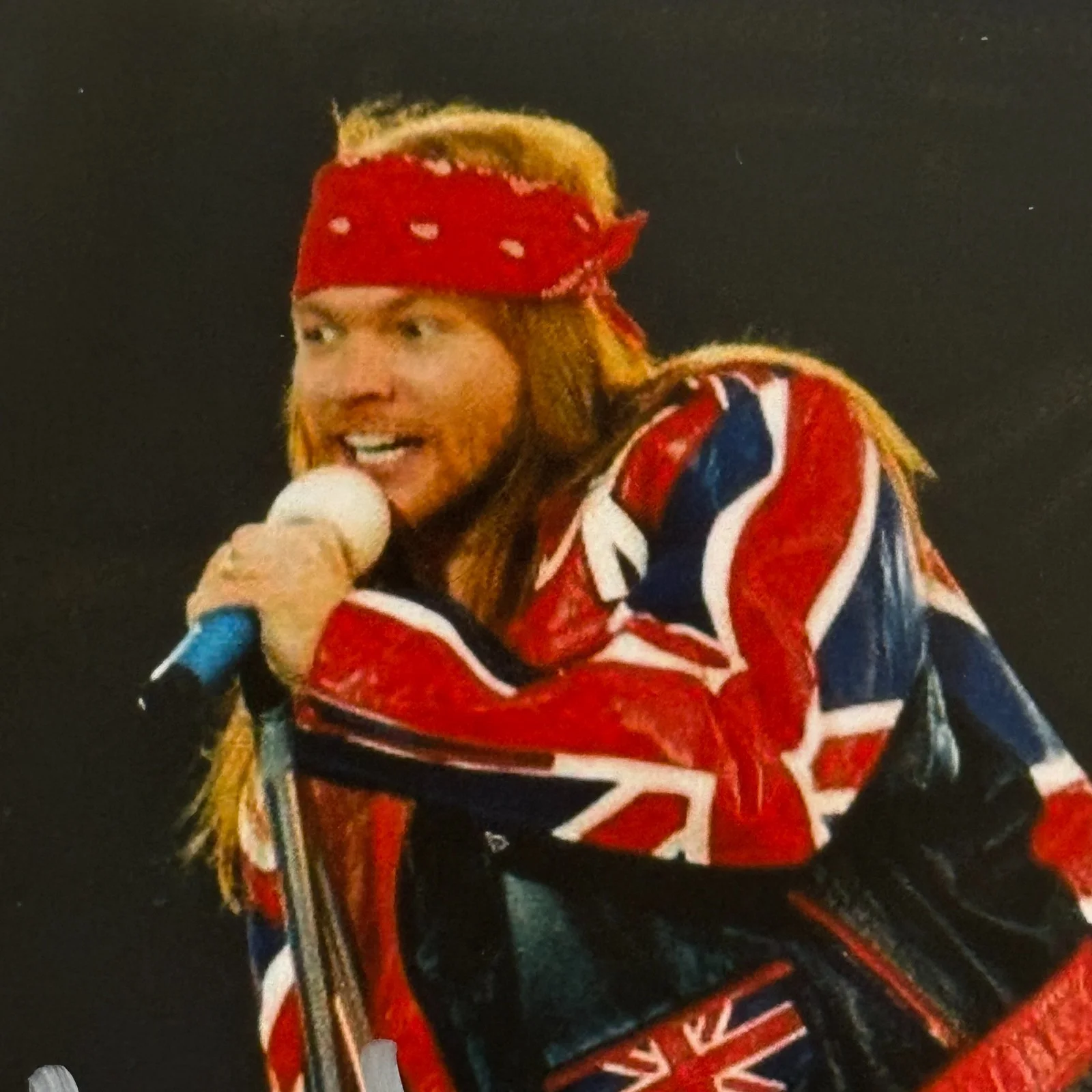 AXL ROSE SIGNED AUTOGRAPHED 8x10 COLOR PHOTOGRAPH AUTO PHOTO GUNS N ROSES W/ COA, изображение 2