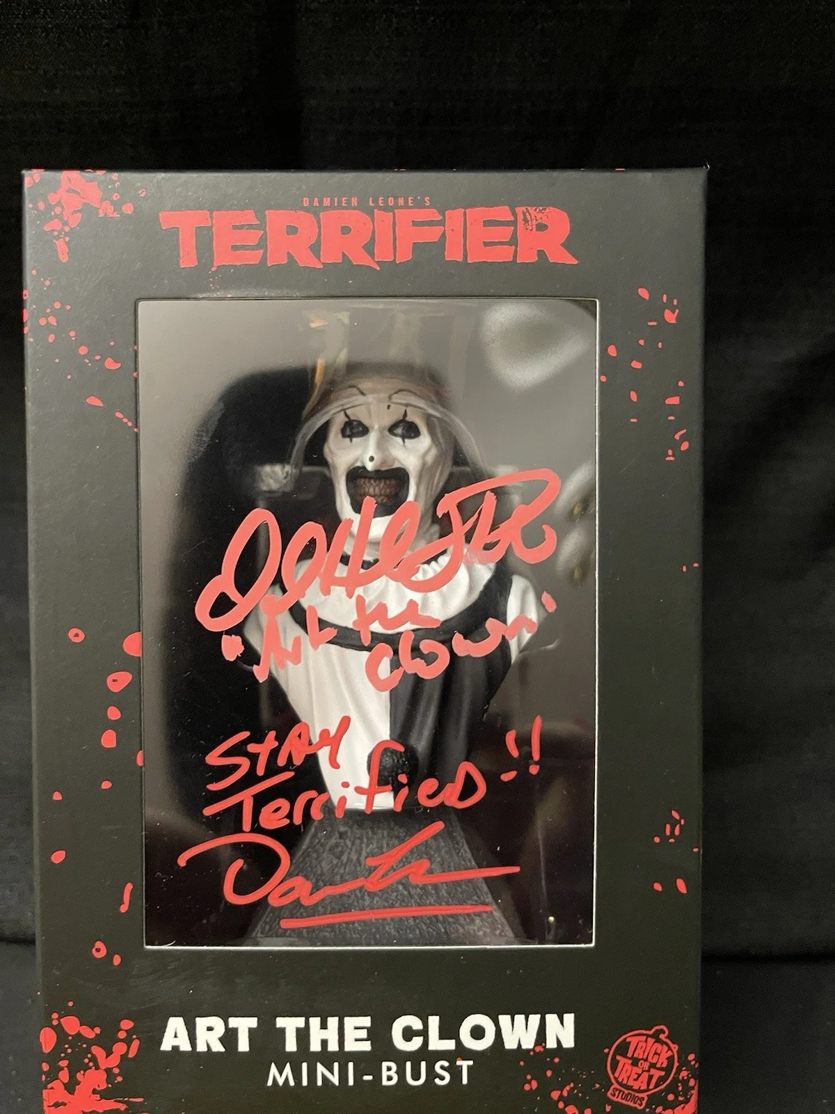 David Howard Thornton — David Howard Thornton signed Mini Bust Pop Art the Clown JSA Trick-Or-Treat ￼, изображение 2