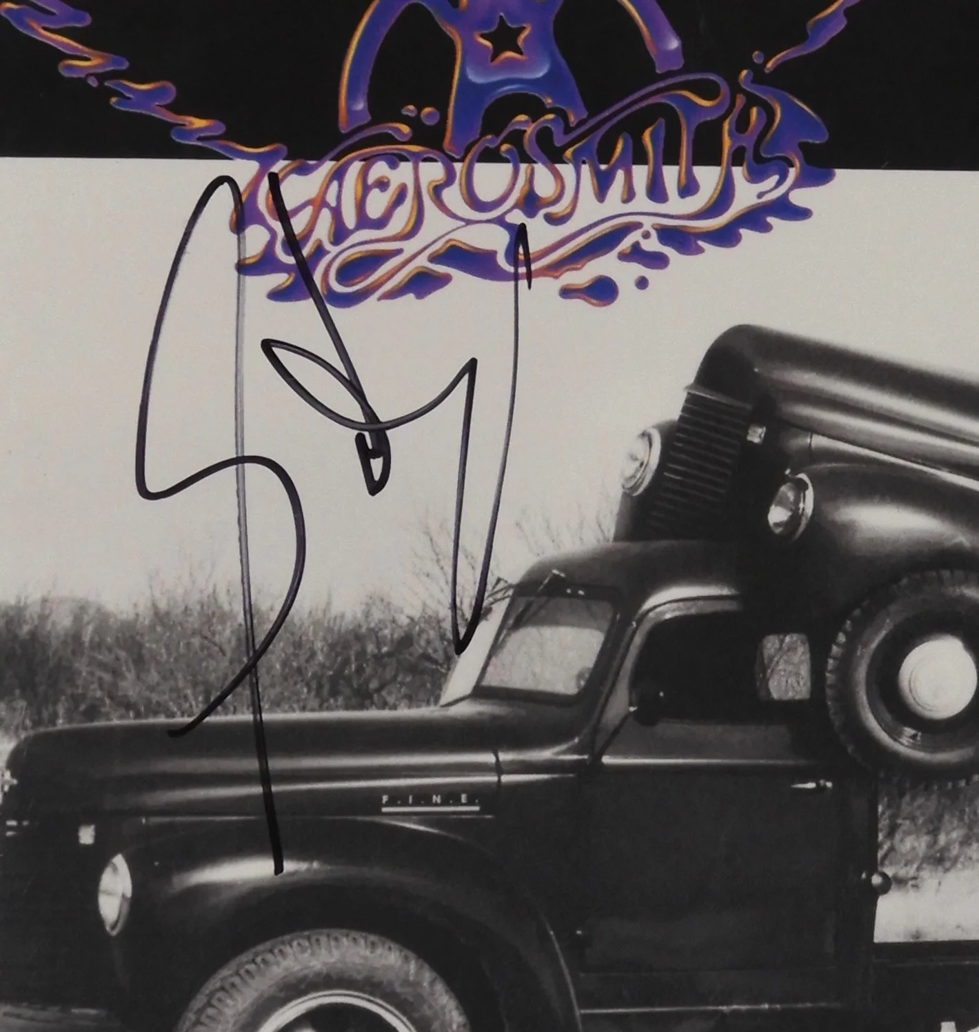 Steven Tyler Aerosmith JSA Signed Autograph Album Record Vinyl Pump, image 2
