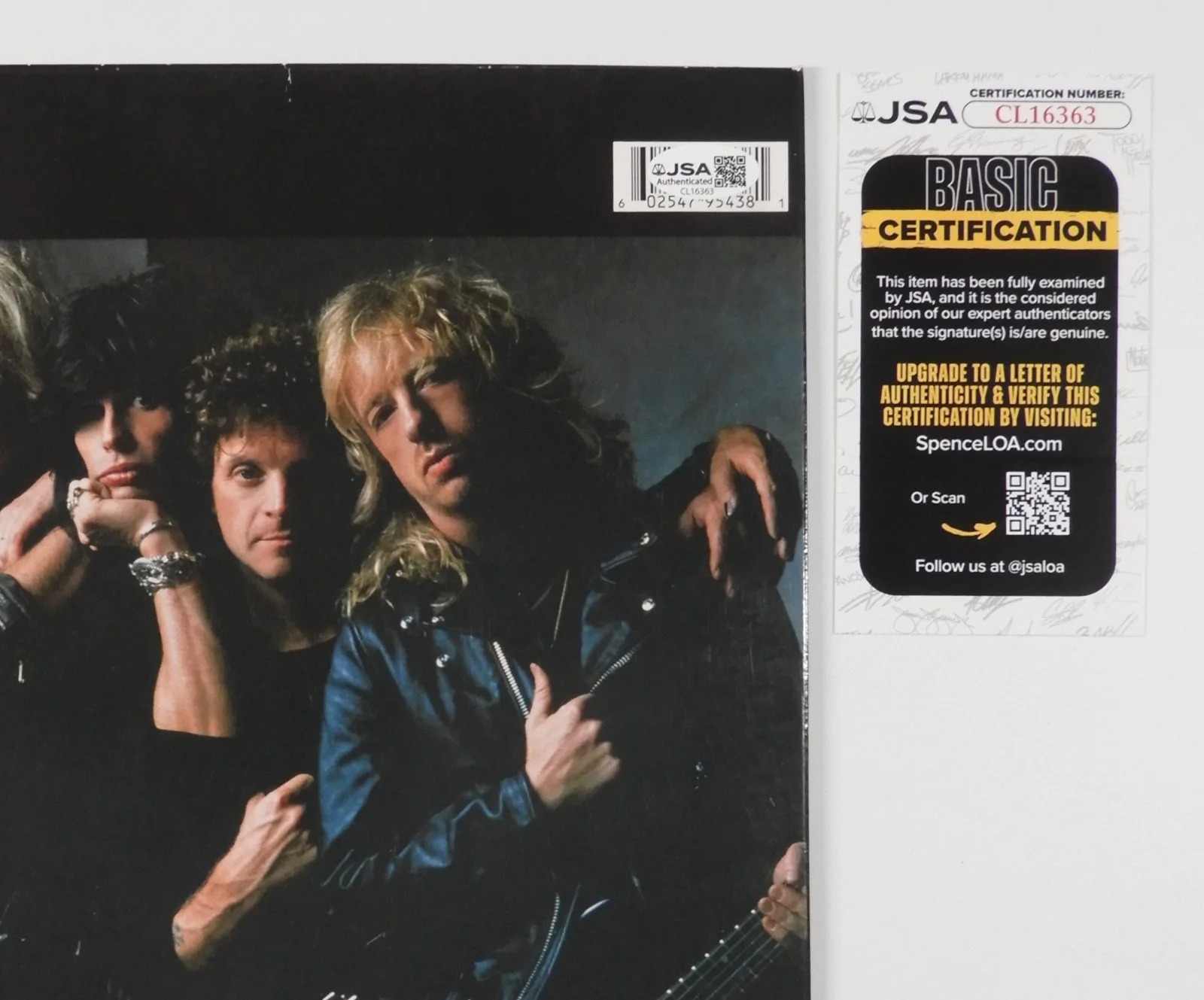 Steven Tyler Aerosmith JSA Signed Autograph Album Record Vinyl Pump, image 3