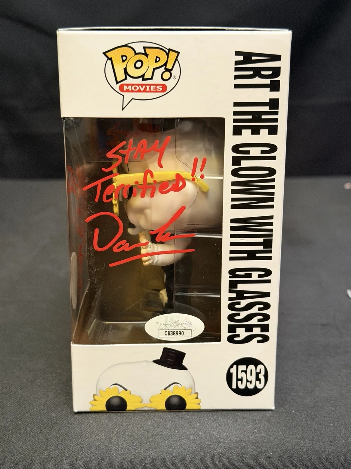 David Thornton, Howard Amelie Damian Leone — David Howard Thornton Art the Clown 2 Pop Set, Signed Amelie McLain Damien JSA, image 4