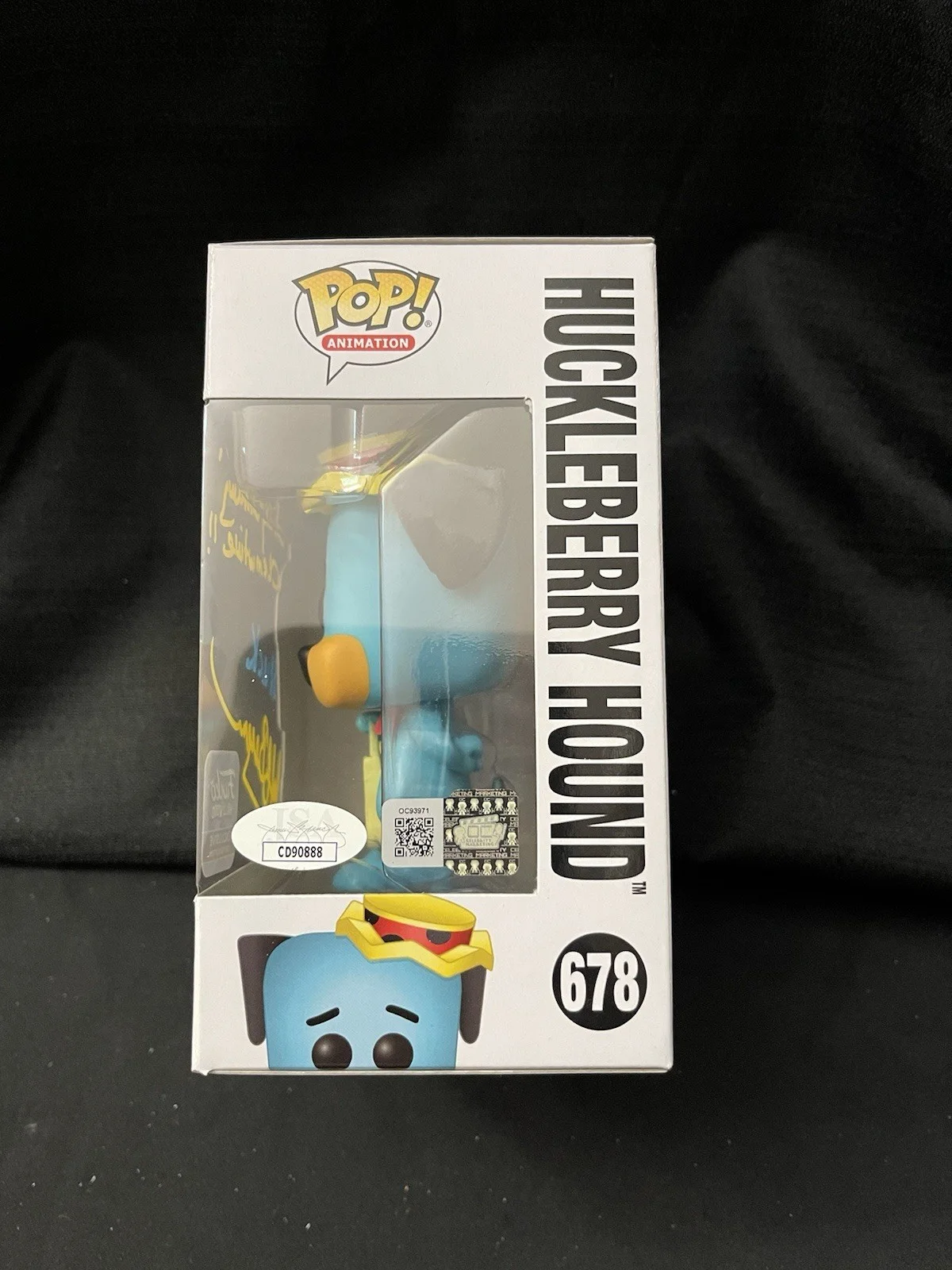 Jeff Bergman — Jeff Bergman Huckleberry Hound 678 & George Jetson365 2 Set Funko Pop Signed JSA, image 3