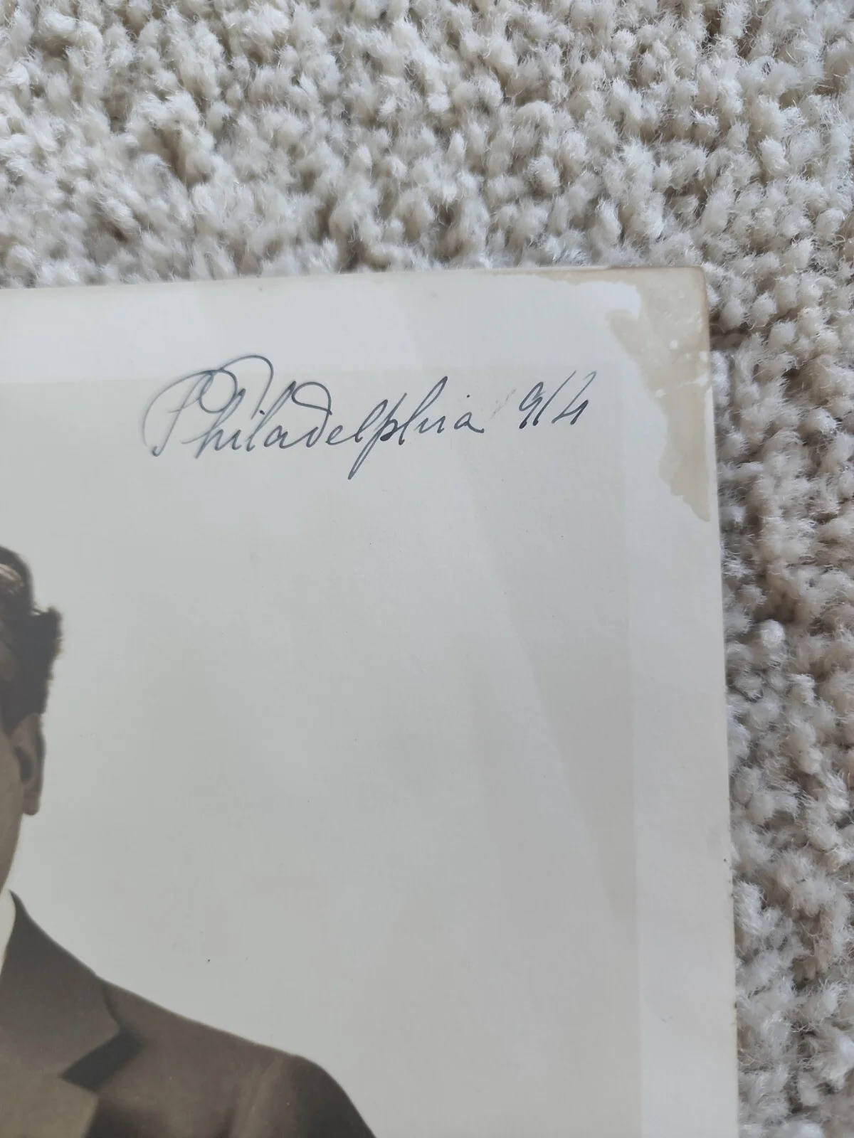 Autograph Aristodemo Giorgini Italian Opera Singer 1914, image 4