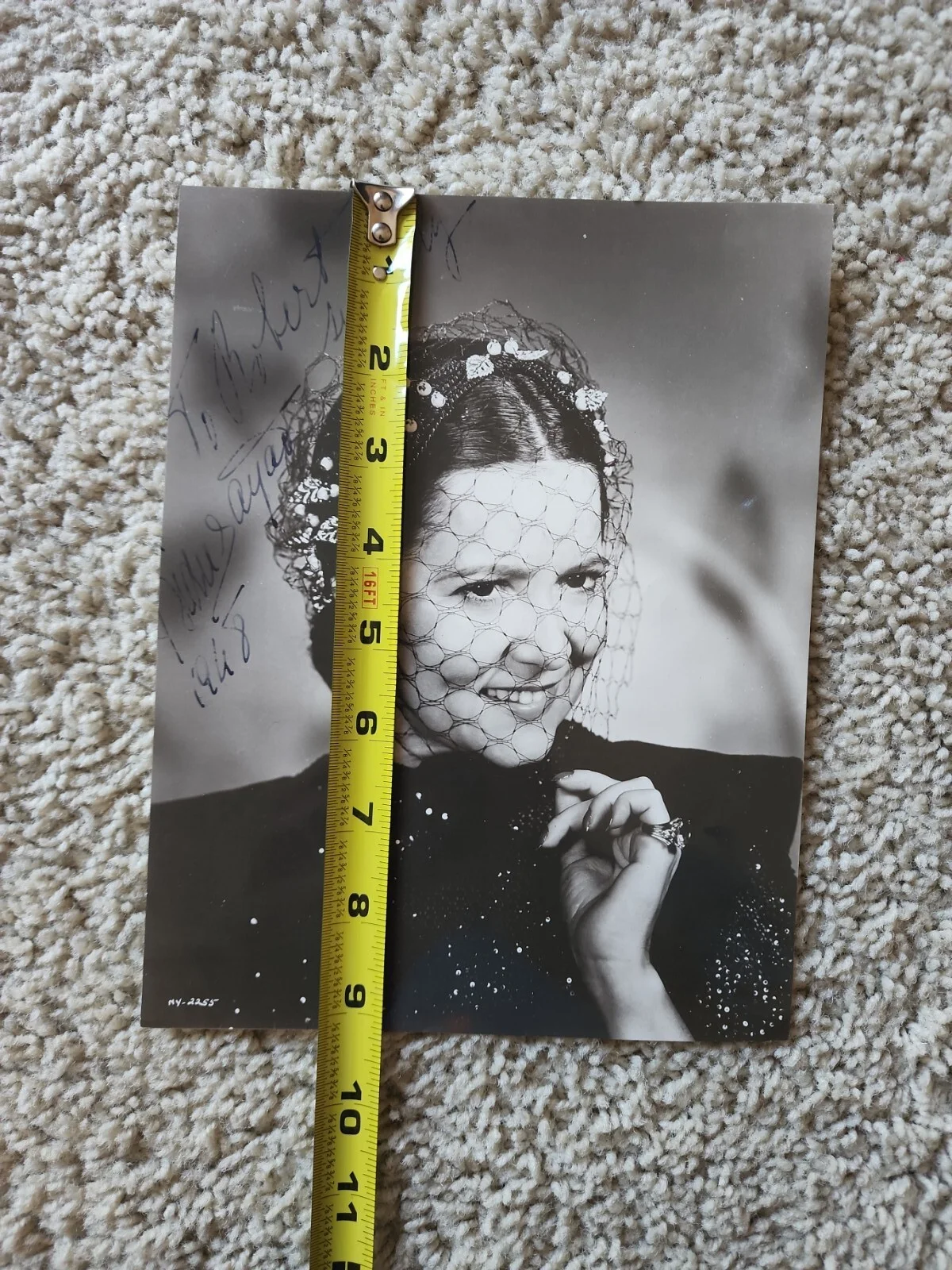 Autograph Bidu Sayao Brazilian Opera Singer signed photo 1948, изображение 4