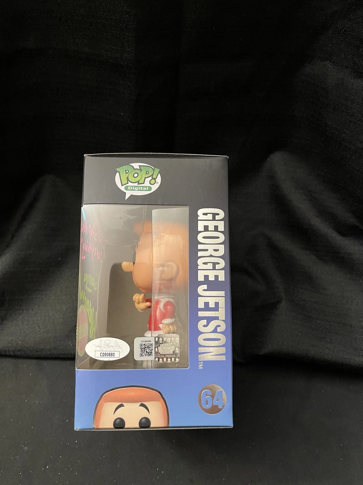 Jeff Bergman — Jeff Bergman The Jetsons George Jetson Voice Actor #64 Signed Funko JSA RARE, image 2