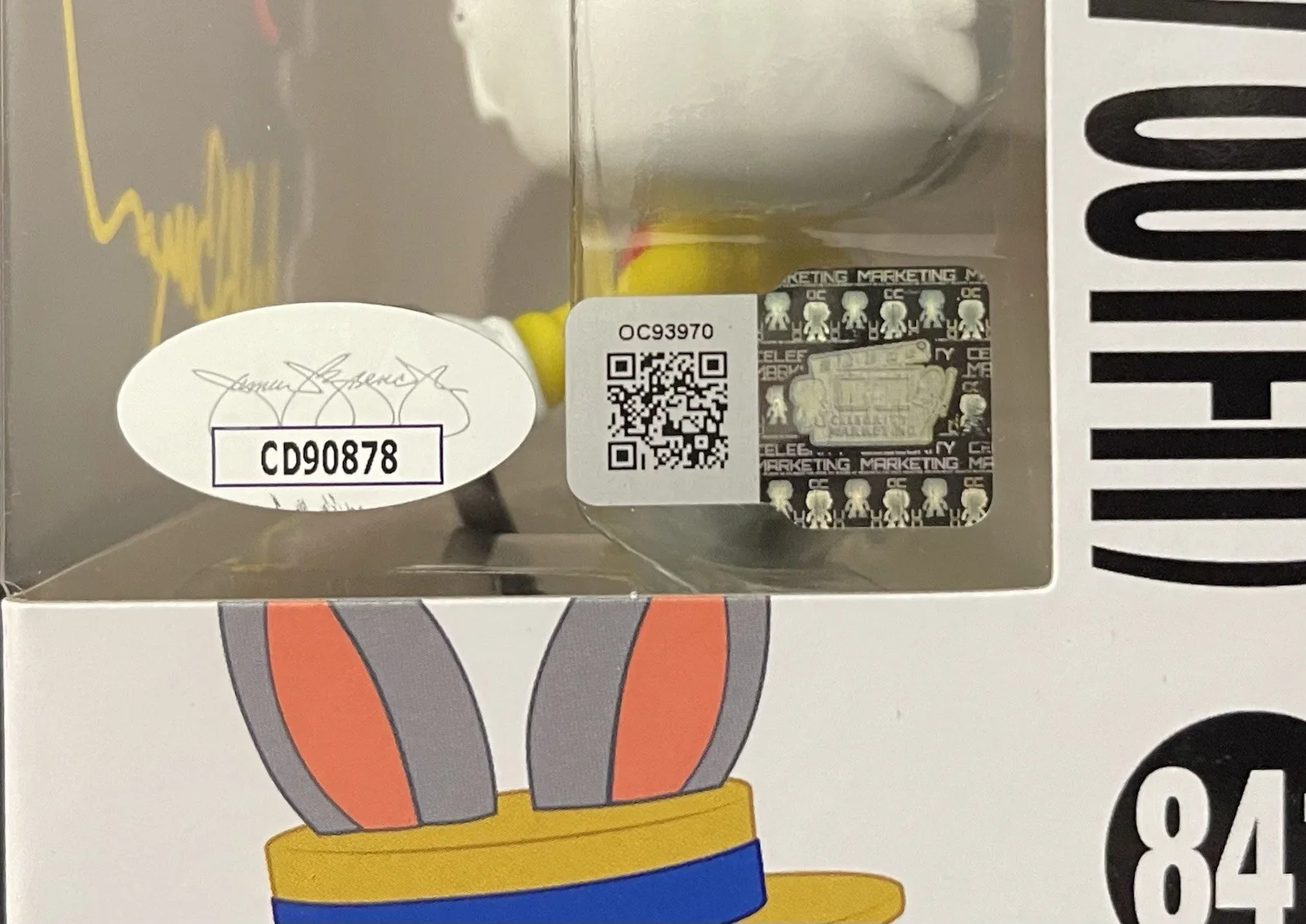 Jeff Bergman — Jeff Bergman 2 Funko Pop Set Bugs Bunny & Sylvester Tweety 309 Signed JSA, image 5
