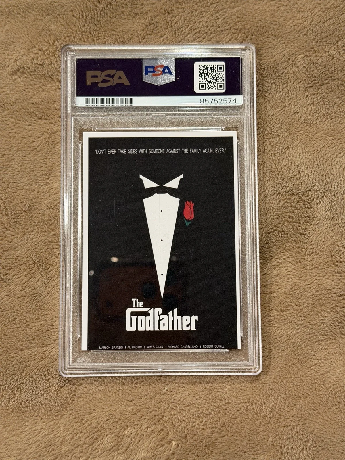 John Martino Signed Godfather Card PSA Autograph Authentic Paulie Actor, изображение 4