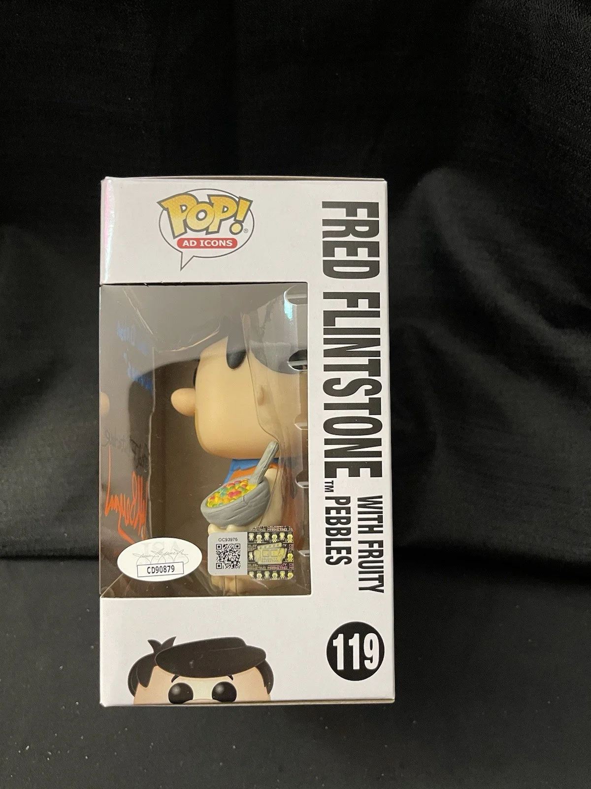 Jeff Bergman — Jeff Bergman 2 Funko Pop Set Tweety & Fred Flintstone Signed Inscriptions JSA, изображение 4