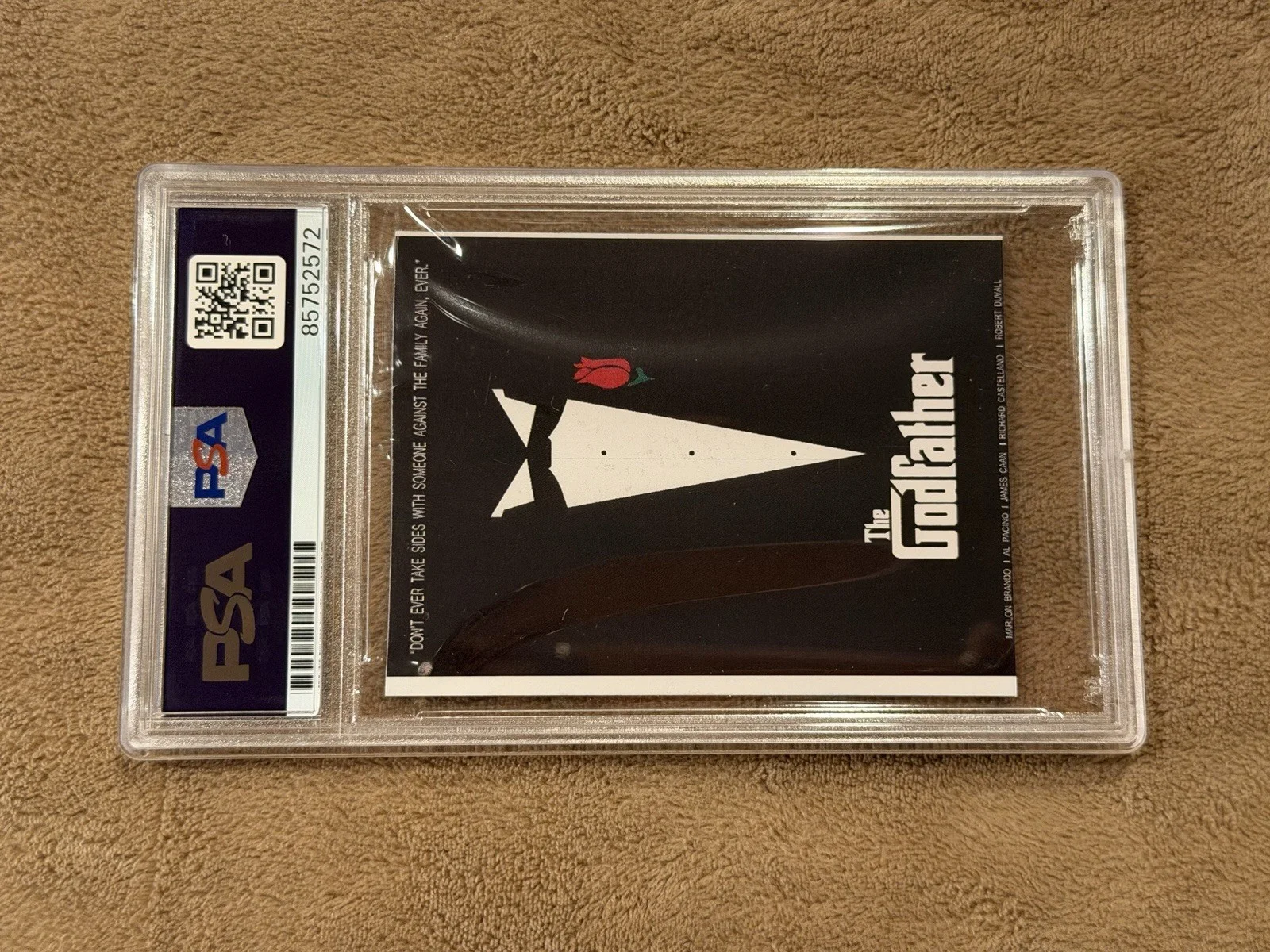 John Martino Signed Godfather Card PSA Autograph Authentic Paulie Actor, изображение 4