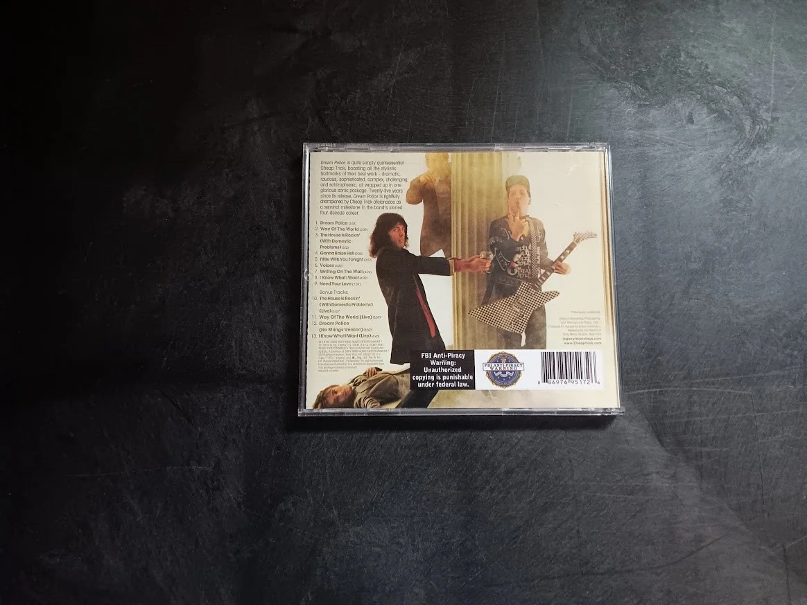 Cheap Trick Autographed Dream Police CD PSA/DNA Rock And Roll Hall Of Fame, изображение 3